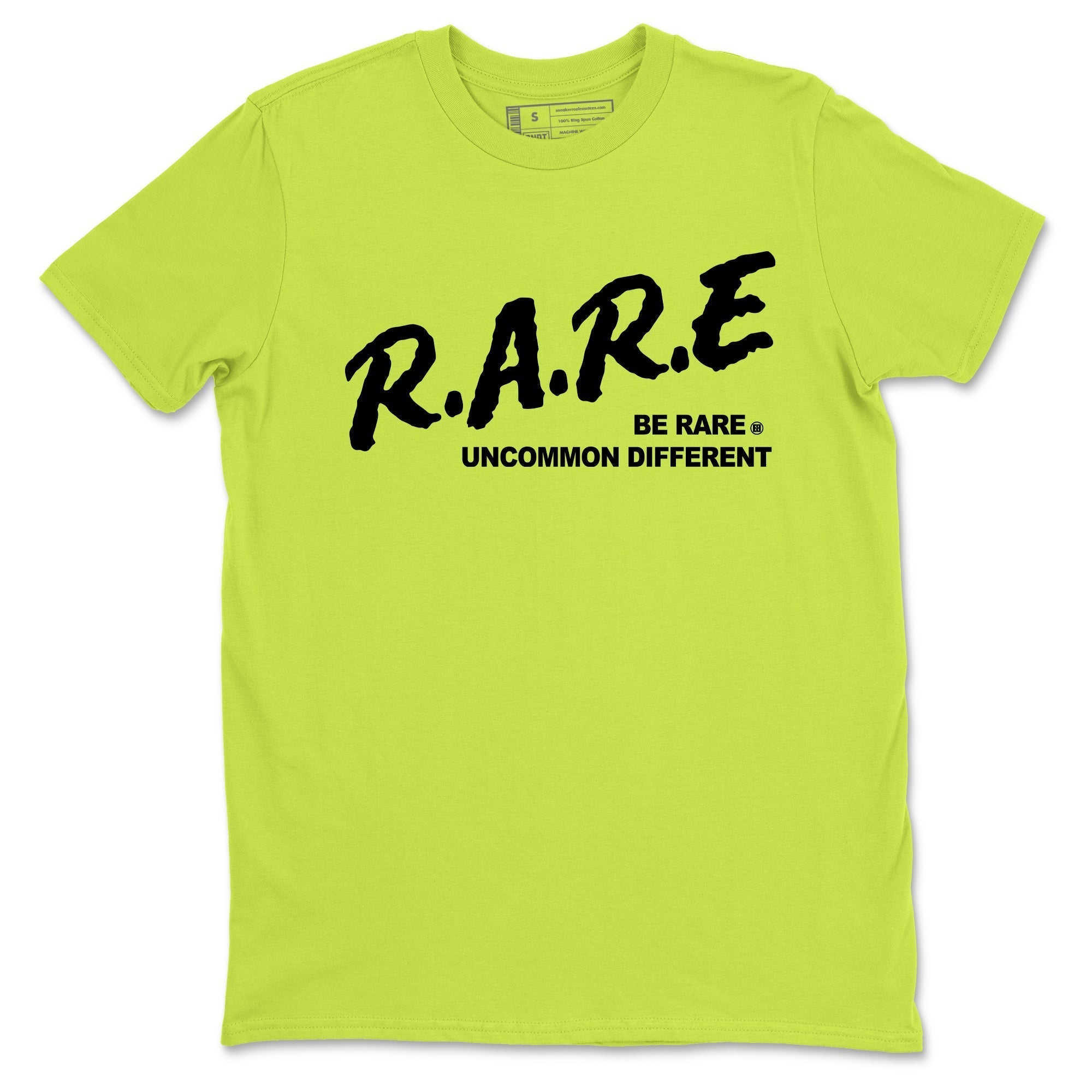 Be Rare Uncommon Different snkmatch Tees - Air Foamposite One Black Volt