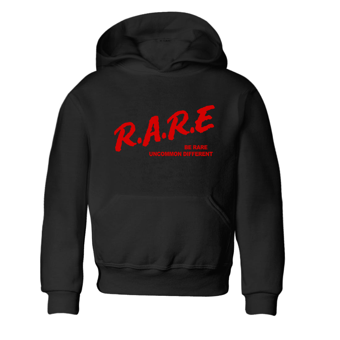 Be Rare Uncommon Different snkmatch Tees Kids - Air Jordan 1 Black Toe Reimagined