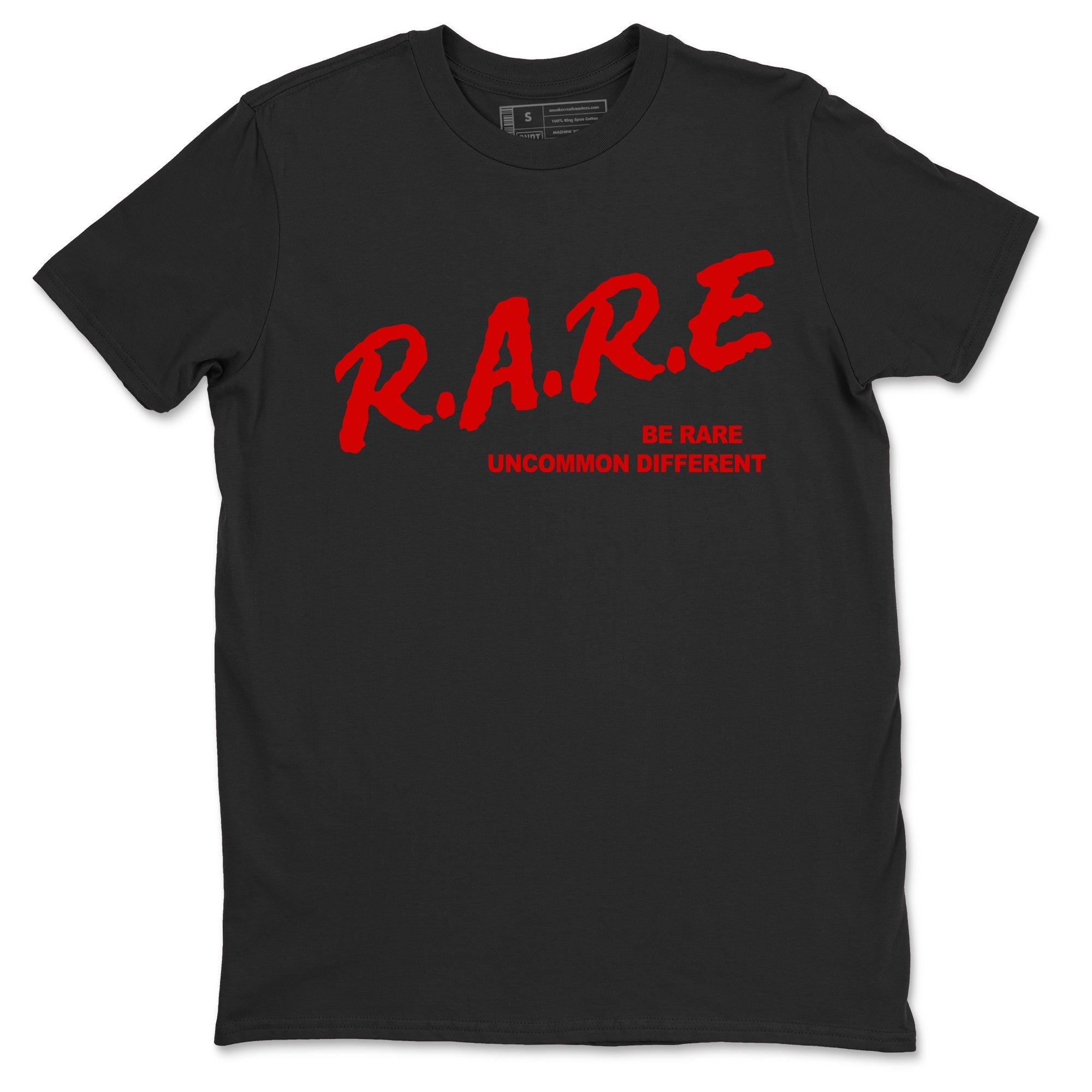 Be Rare Uncommon Different snkmatch Tees - Air Jordan 1 Black Toe Reimagined