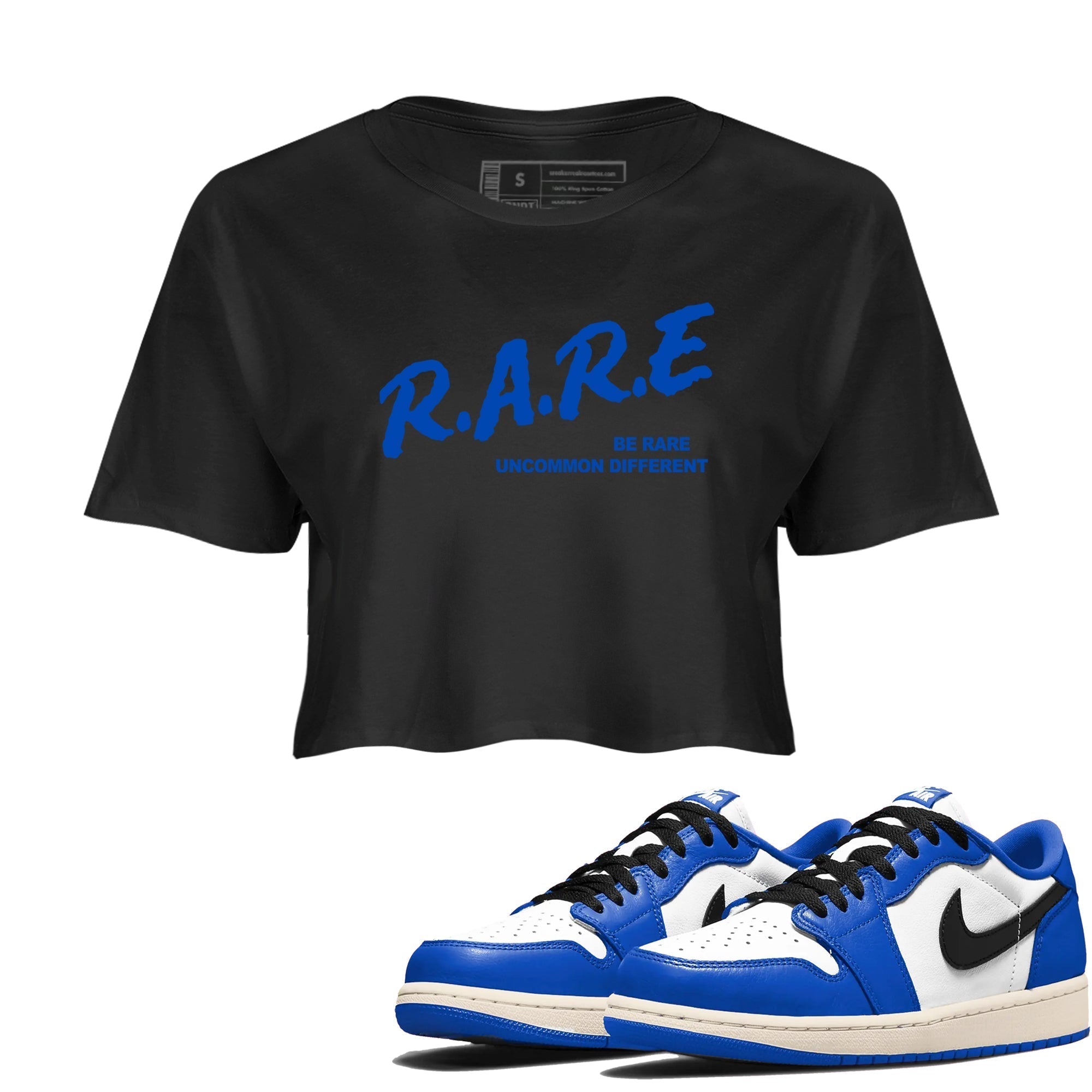 Be Rare Uncommon Different snkmatch Women's Top - Air Jordan 1 Game Royal