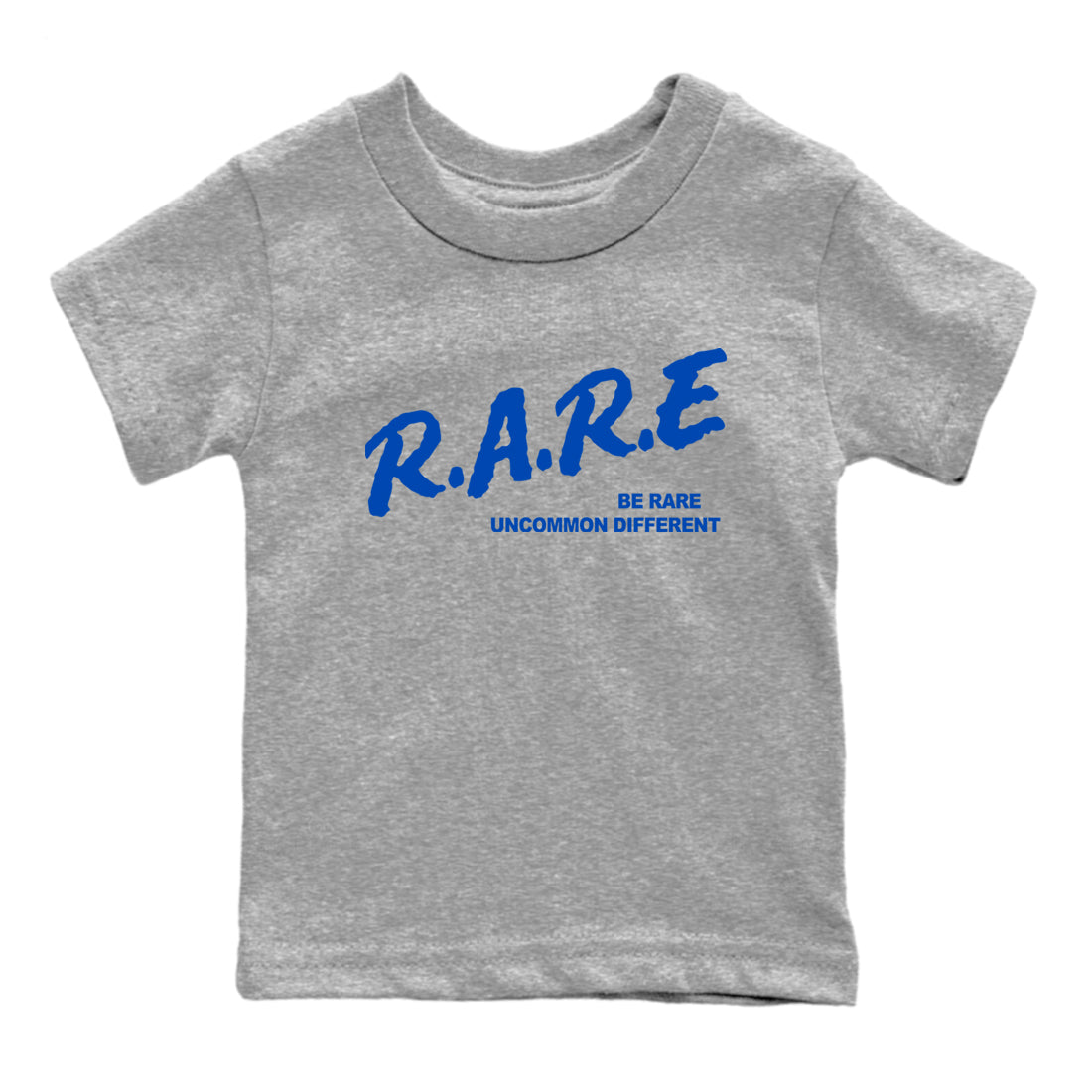 Be Rare Uncommon Different snkmatch Tees Kids - Air Jordan 1 Game Royal