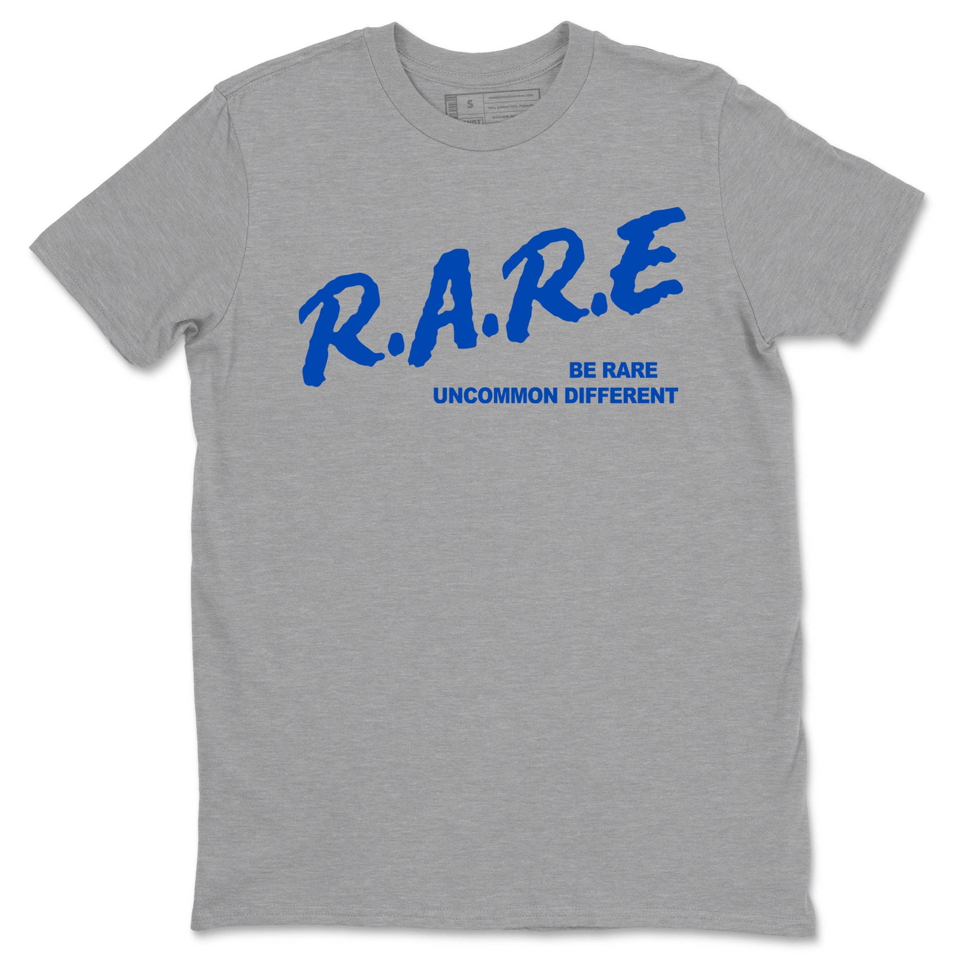 Be Rare Uncommon Different snkmatch Tees - Air Jordan 1 Game Royal
