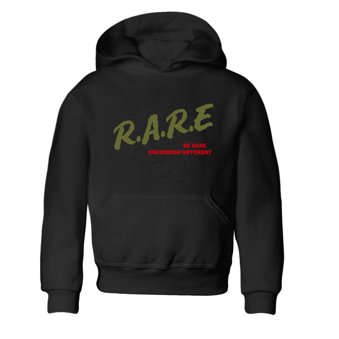 Be Rare Uncommon Different snkmatch Tees Kids - Air Jordan 1 Travis Scott Medium Olive