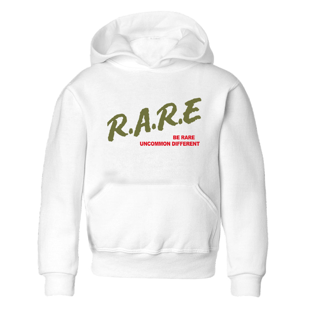 Be Rare Uncommon Different snkmatch Tees Kids - Air Jordan 1 Travis Scott Medium Olive