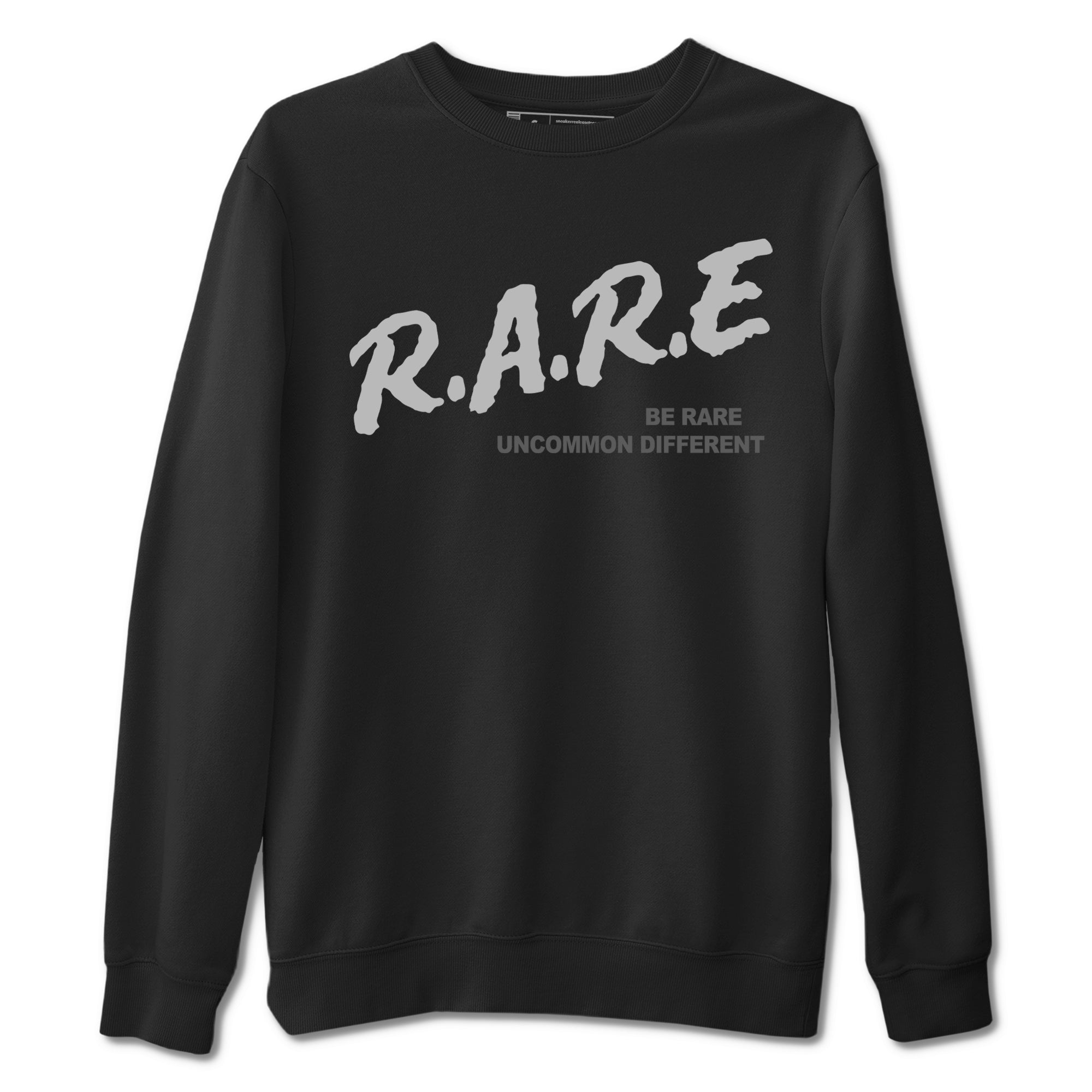 Be Rare Uncommon Different snkmatch Tees - Air Jordan 12 Black Wolf Grey