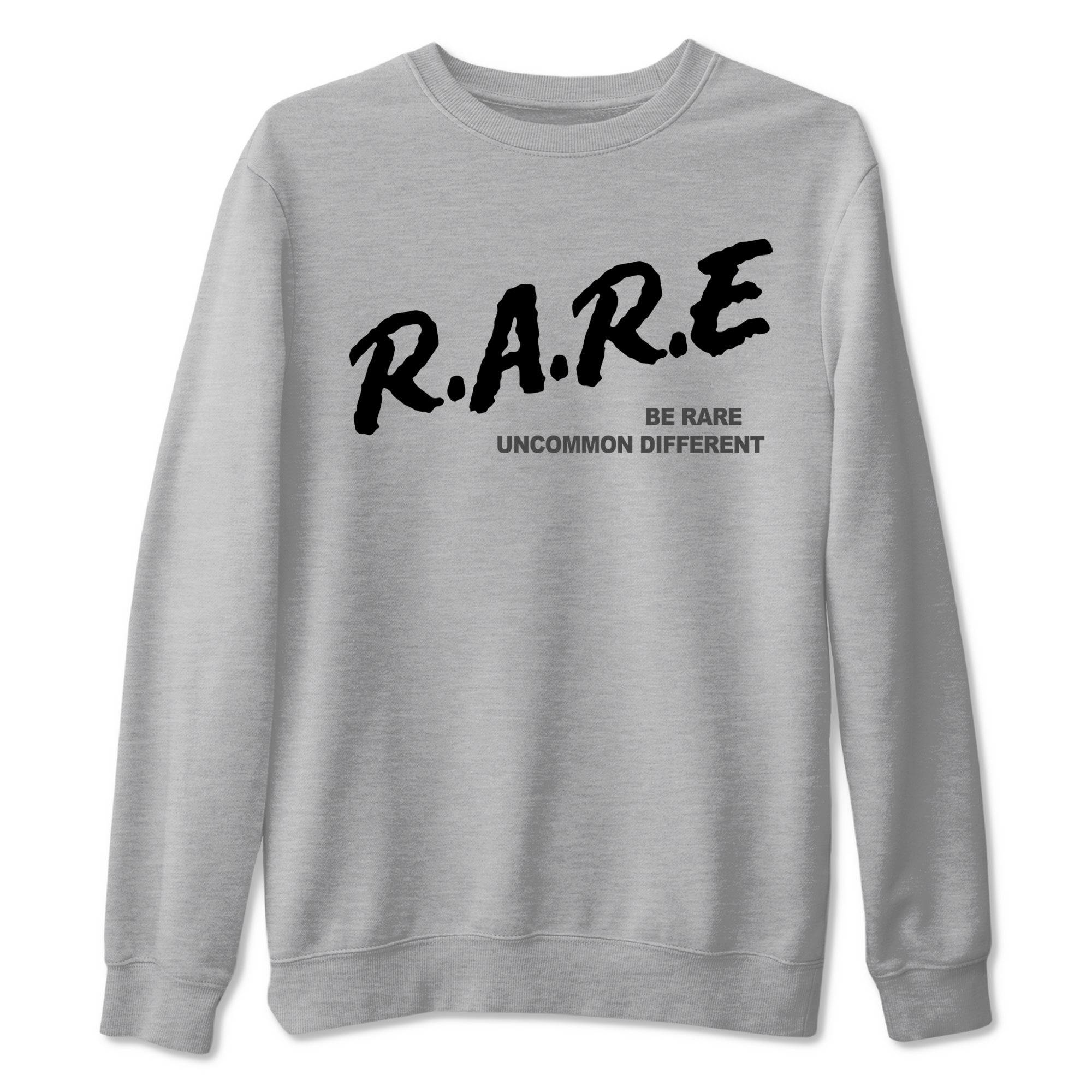 Be Rare Uncommon Different snkmatch Tees - Air Jordan 12 Black Wolf Grey