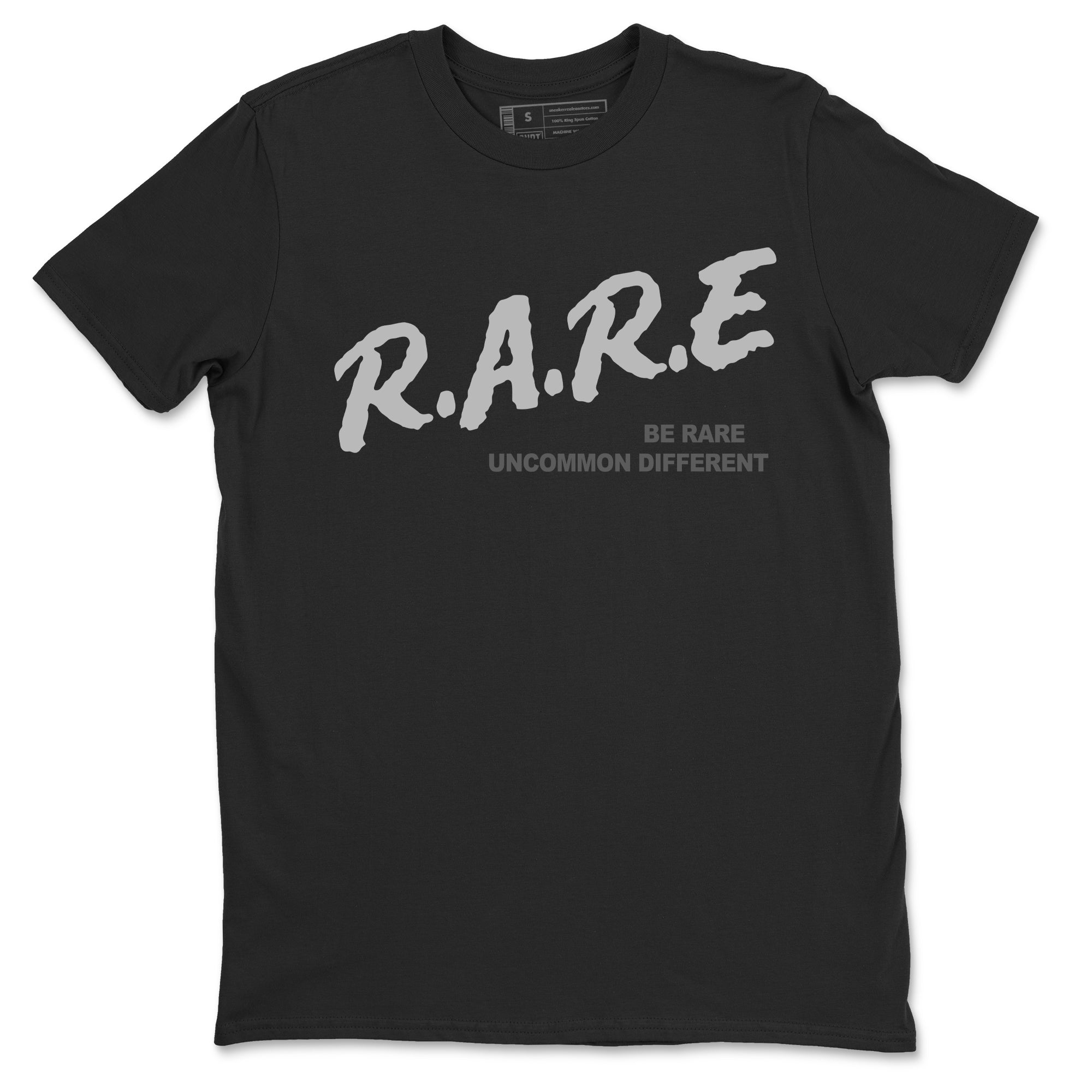 Be Rare Uncommon Different snkmatch Tees - Air Jordan 12 Black Wolf Grey