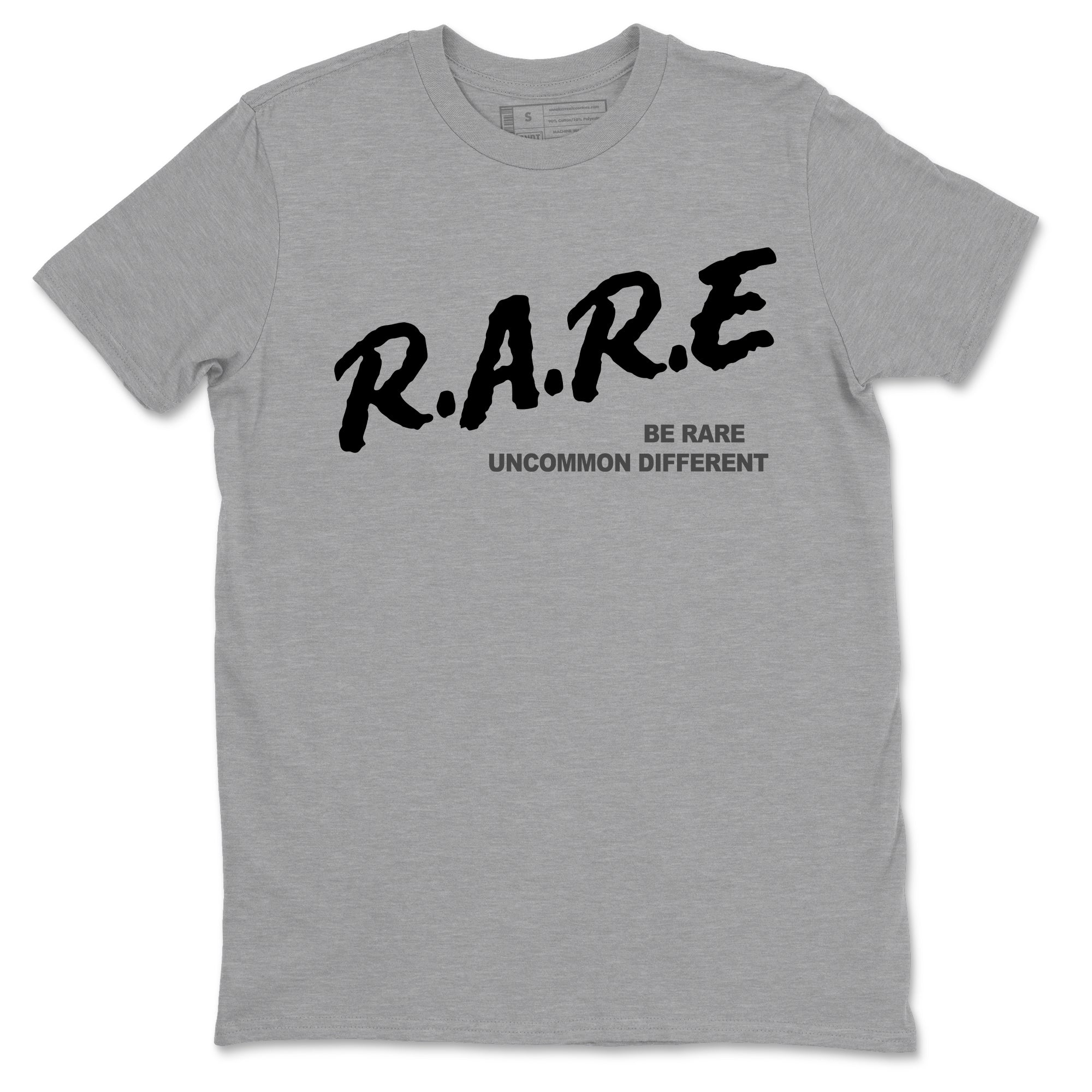 Be Rare Uncommon Different snkmatch Tees - Air Jordan 12 Black Wolf Grey
