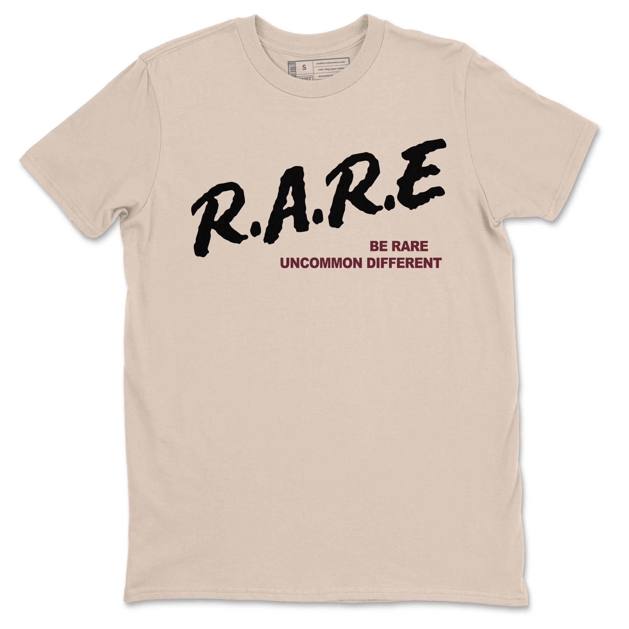 Be Rare Uncommon Different snkmatch Tees - Air Jordan 4 A Ma Maniere x Fossil Stone