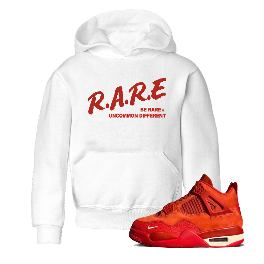 Be Rare Uncommon Different snkmatch Tees Kids - Air Jordan 4 Brick By Brick