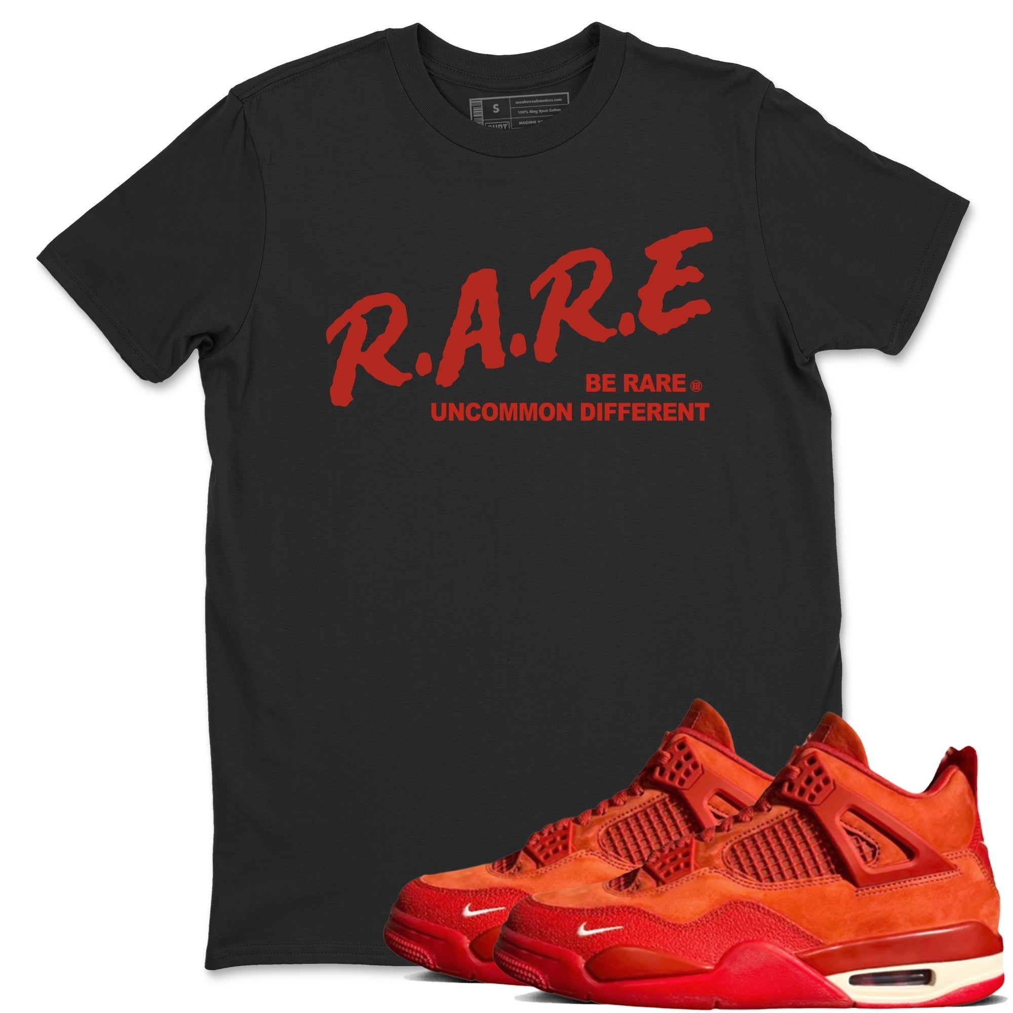 Be Rare Uncommon Different snkmatch Tees - Air Jordan 4 Brick By Brick
