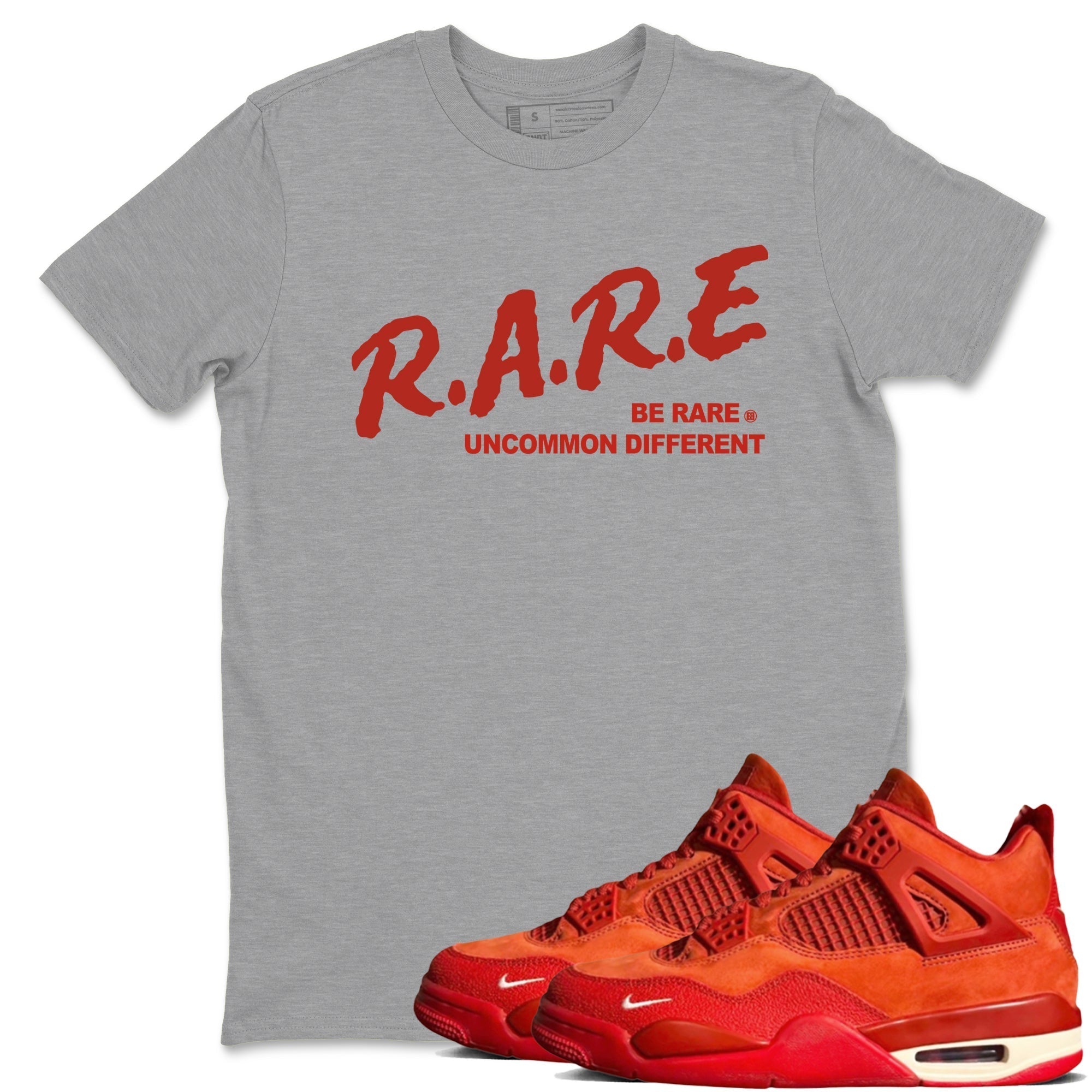 Be Rare Uncommon Different snkmatch Tees - Air Jordan 4 Brick By Brick