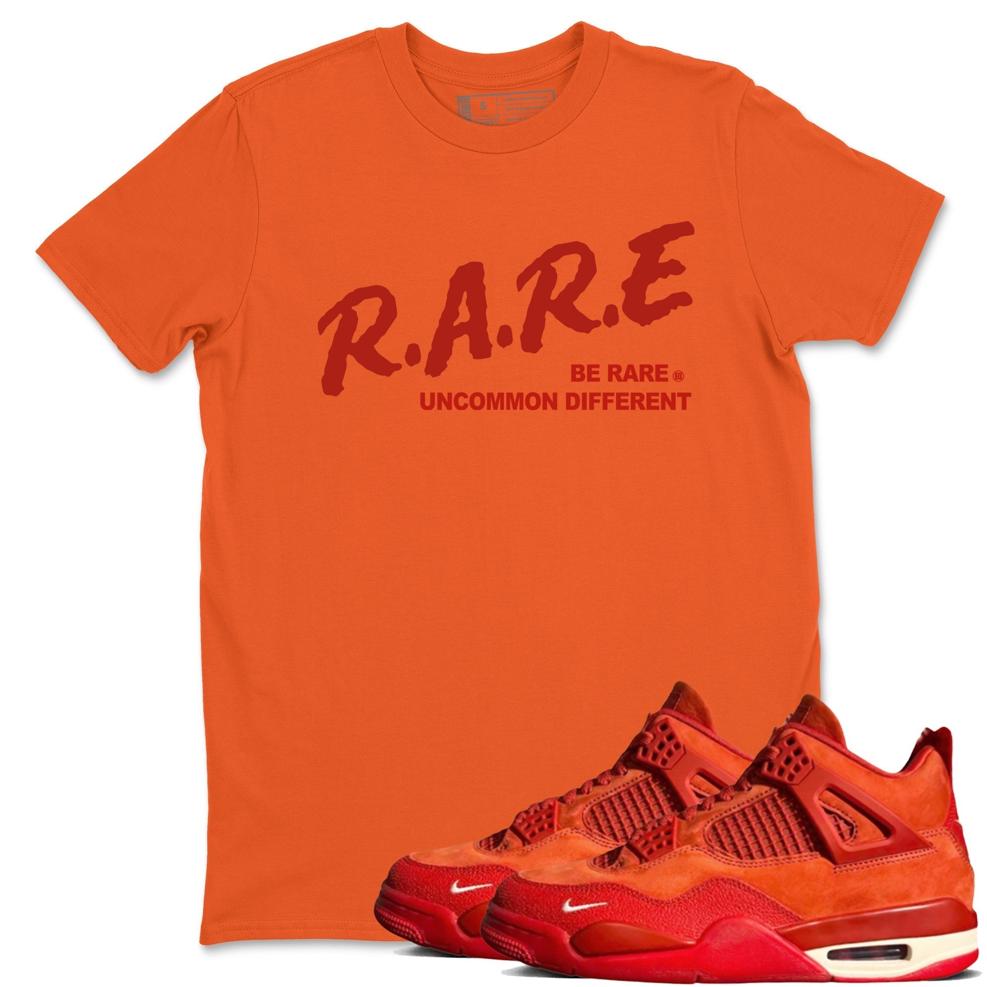 Be Rare Uncommon Different snkmatch Tees - Air Jordan 4 Brick By Brick