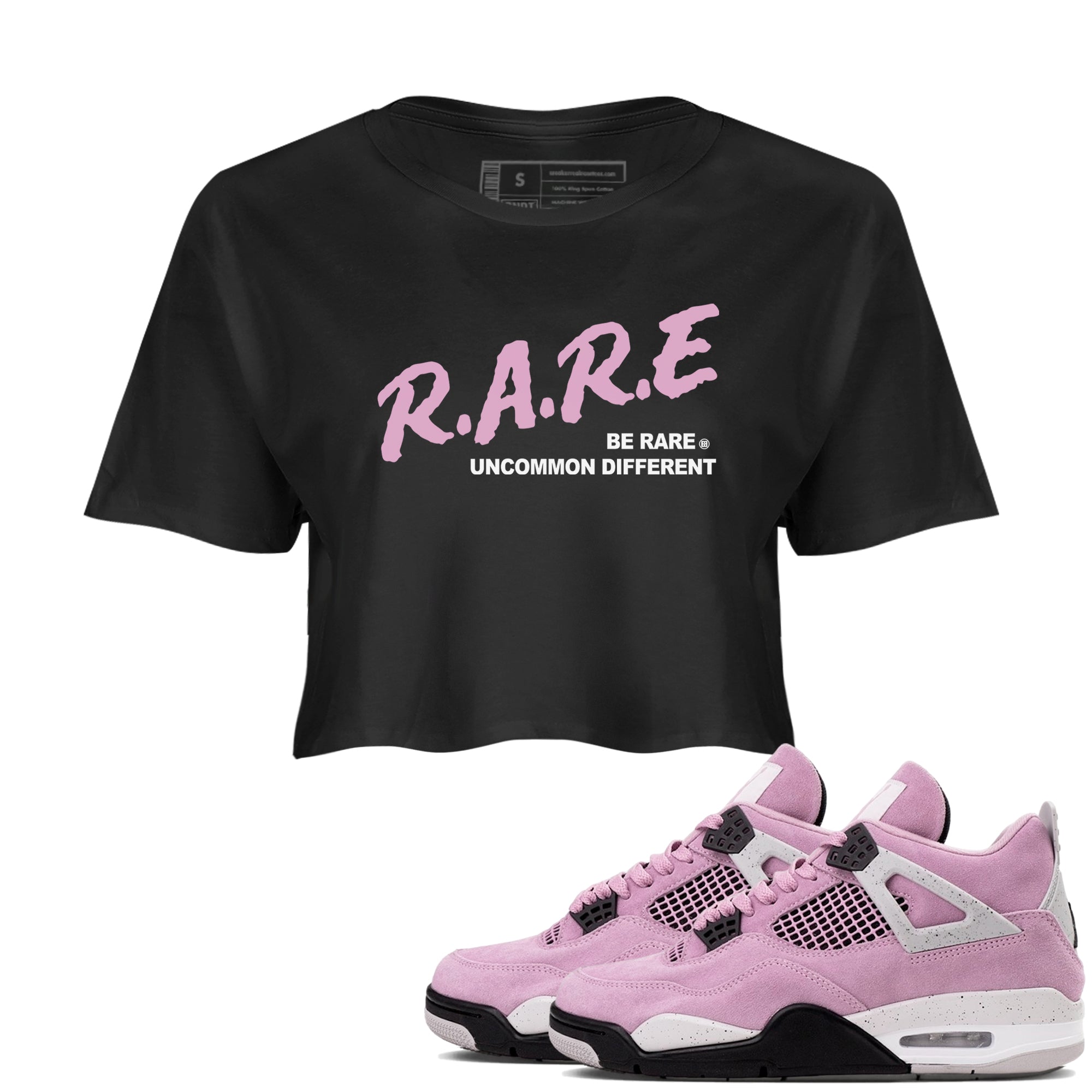 Be Rare Uncommon Different snkmatch Women's Top - Air Jordan 4 Orchid
