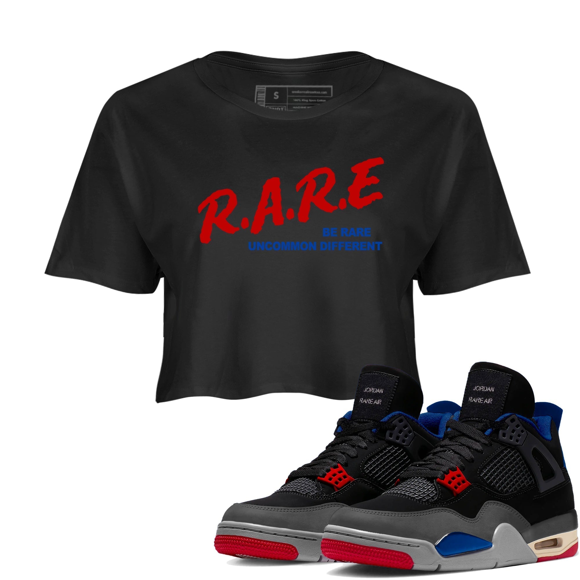 Be Rare Uncommon Different snkmatch Women's Top - Air Jordan 4 Rare Air