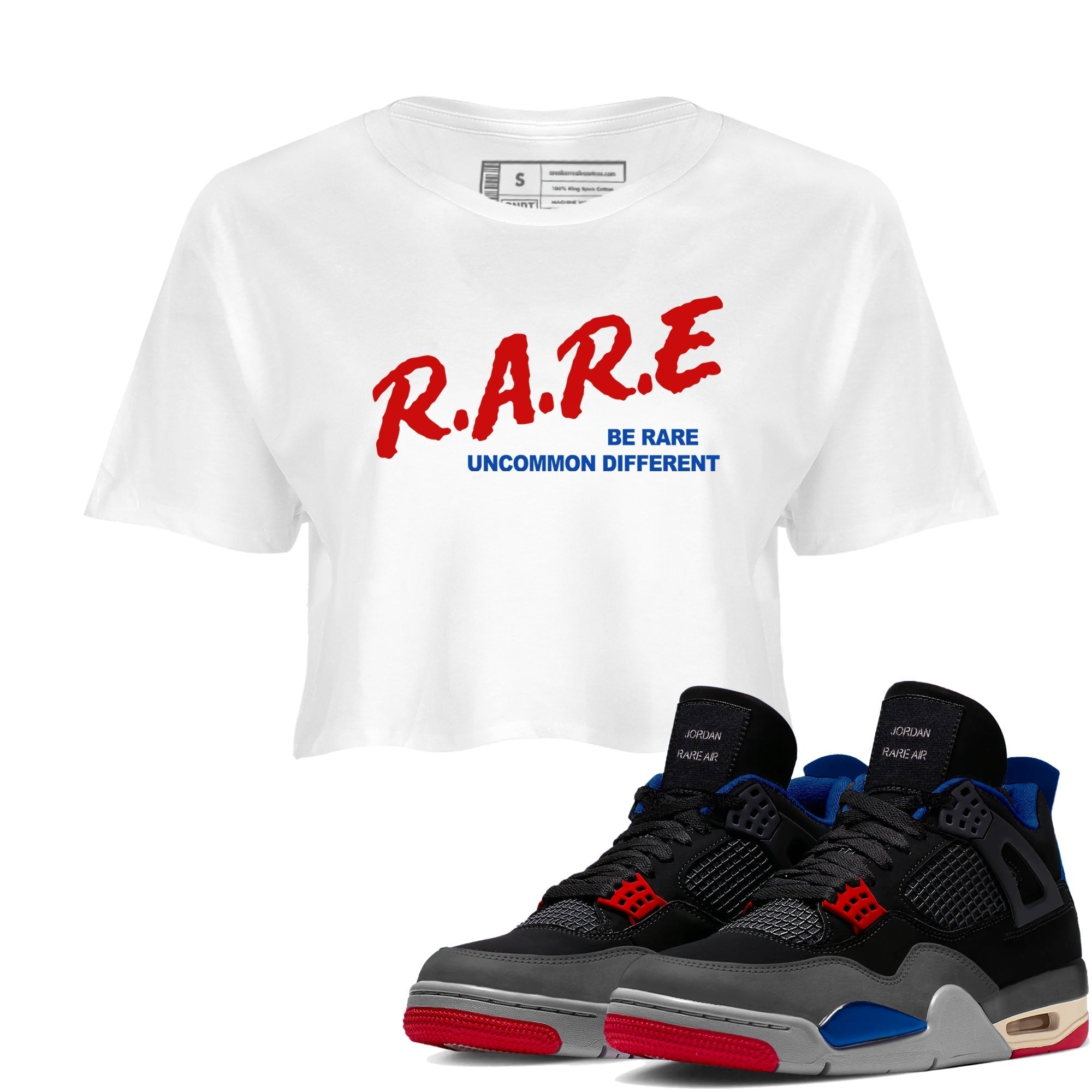 Be Rare Uncommon Different snkmatch Women's Top - Air Jordan 4 Rare Air