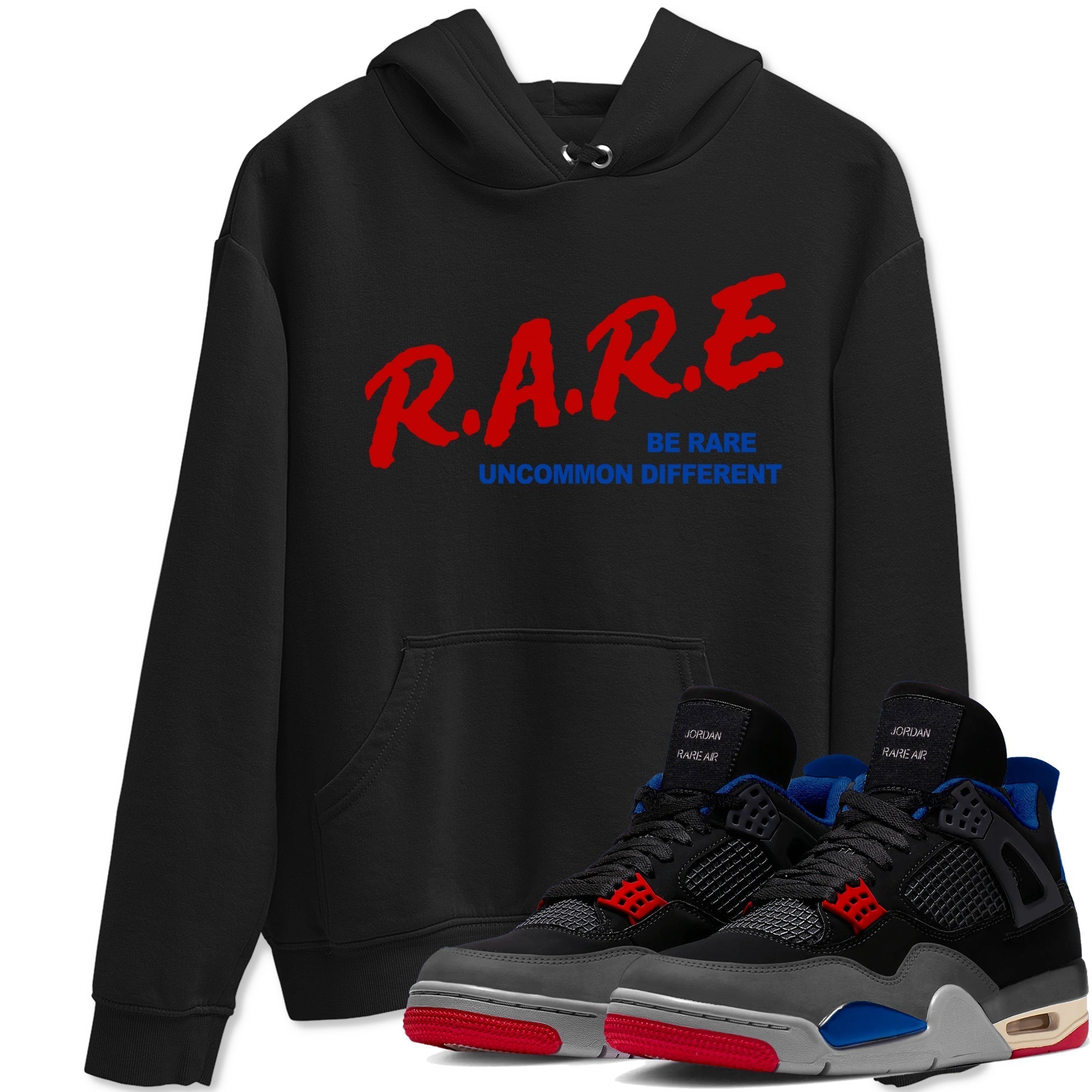 Be Rare Uncommon Different snkmatch Tees - Air Jordan 4 Rare Air