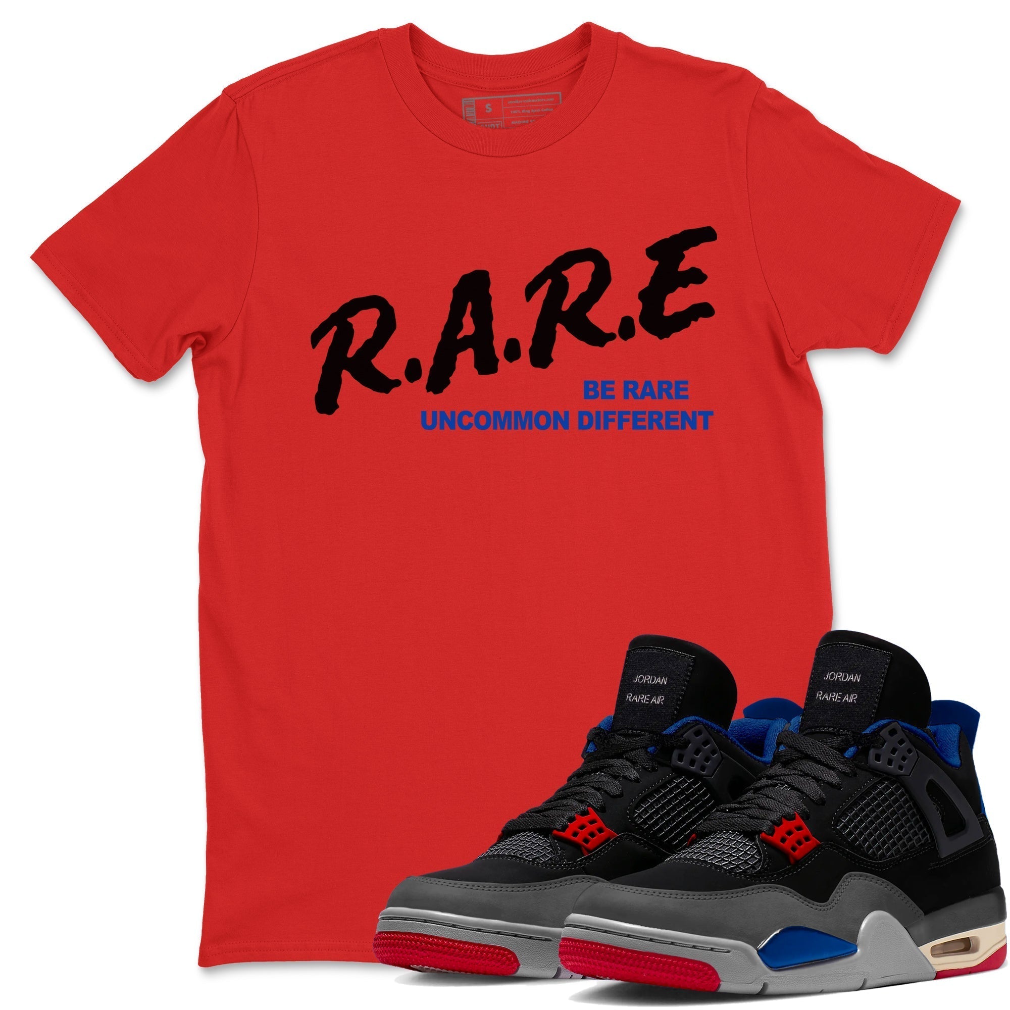 Be Rare Uncommon Different snkmatch Tees - Air Jordan 4 Rare Air