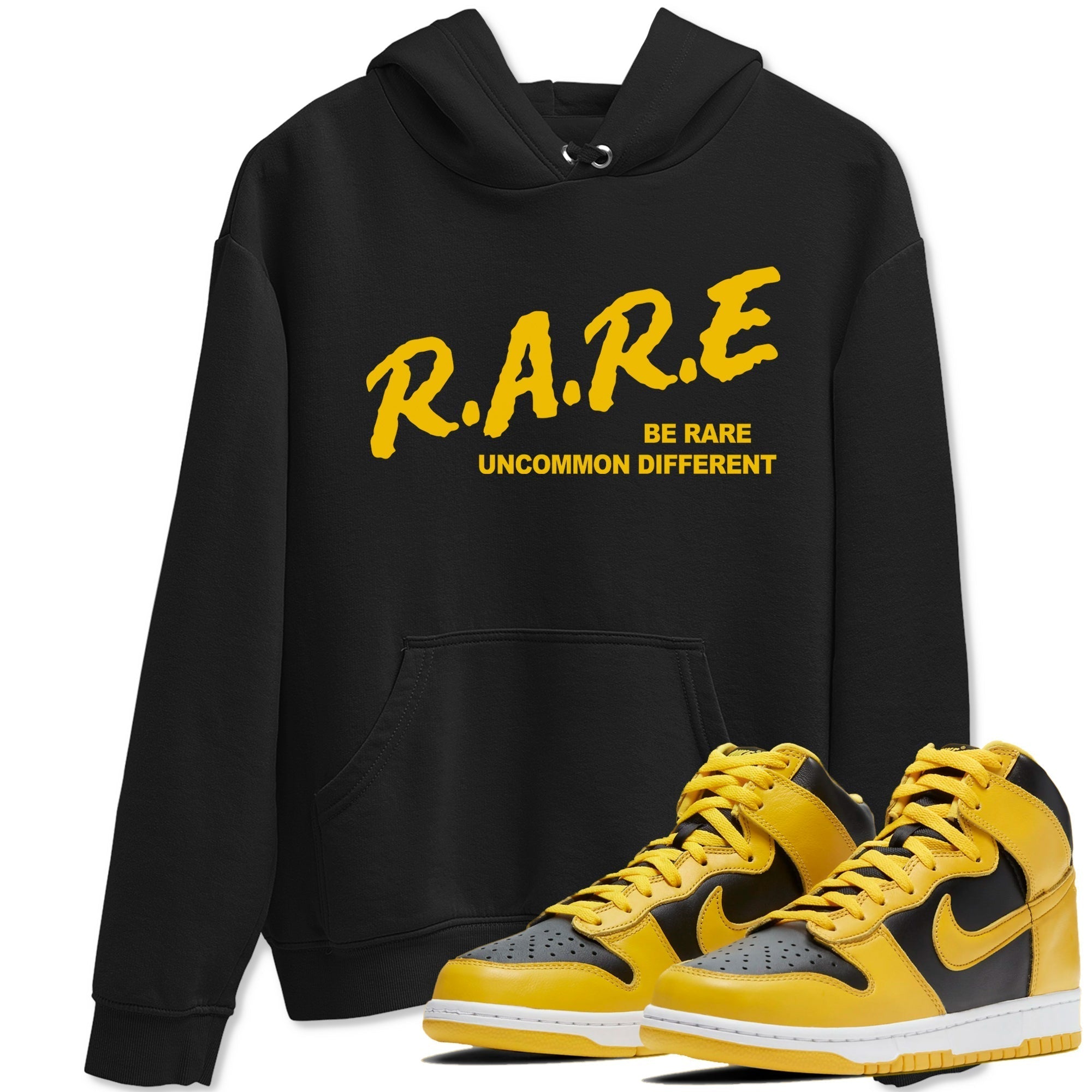 Be Rare Uncommon Different snkmatch Tees - Dunk High Pollen