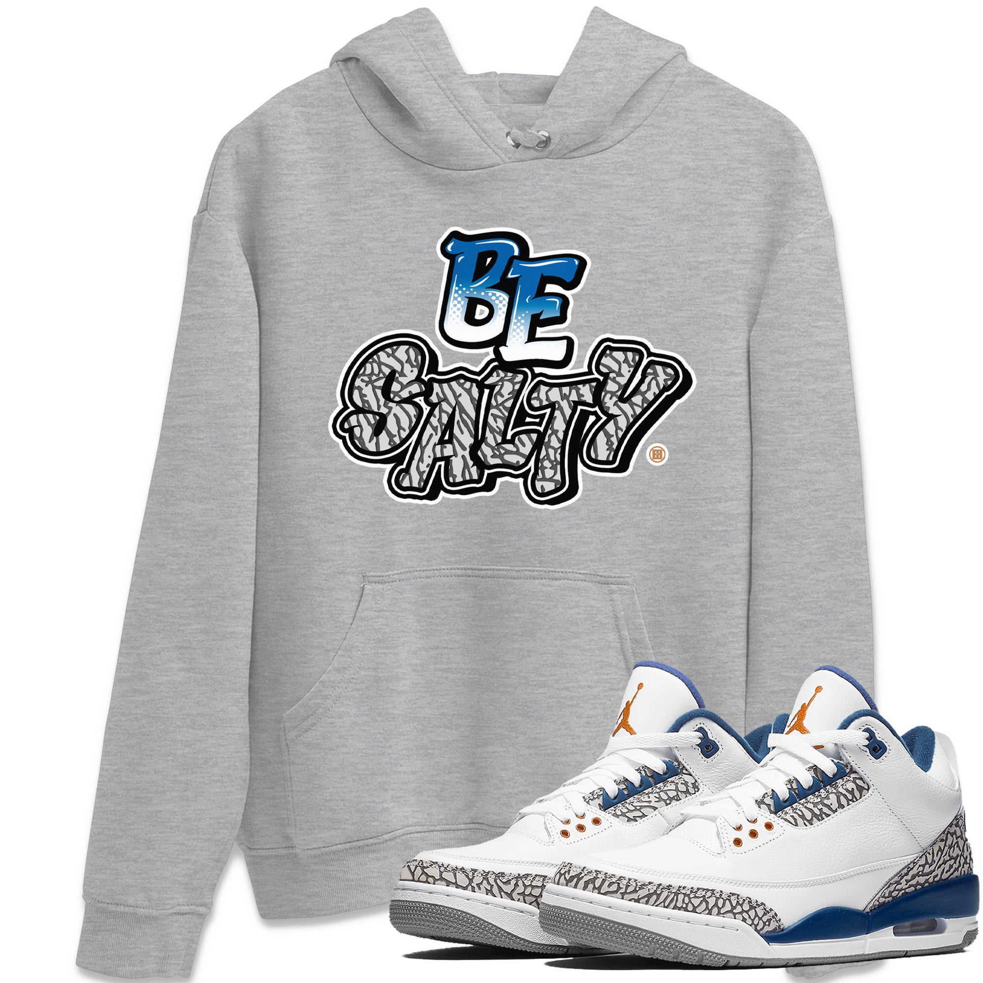 Be Salty Unisex Tops - Air Jordan 3 Wizards