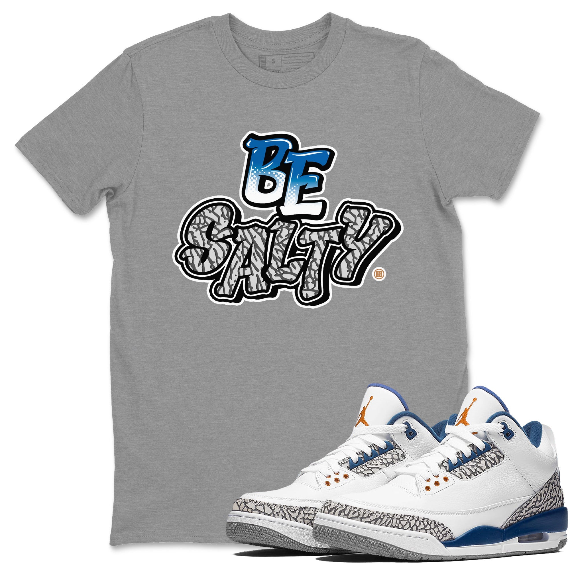Be Salty Unisex Tops - Air Jordan 3 Wizards