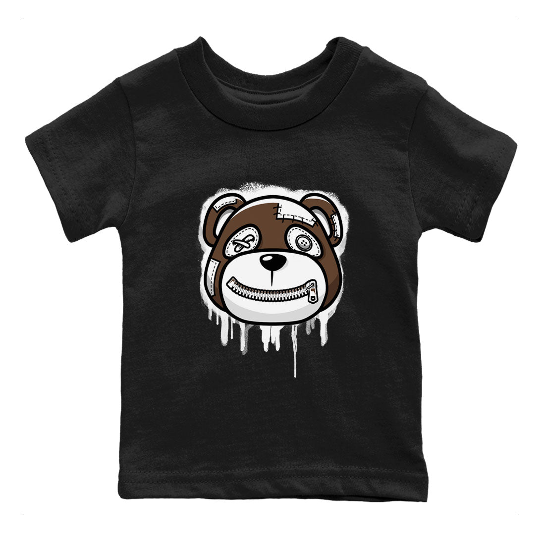 Bear Face snkmatch Tee Kids - Air Force 1 Chocolate