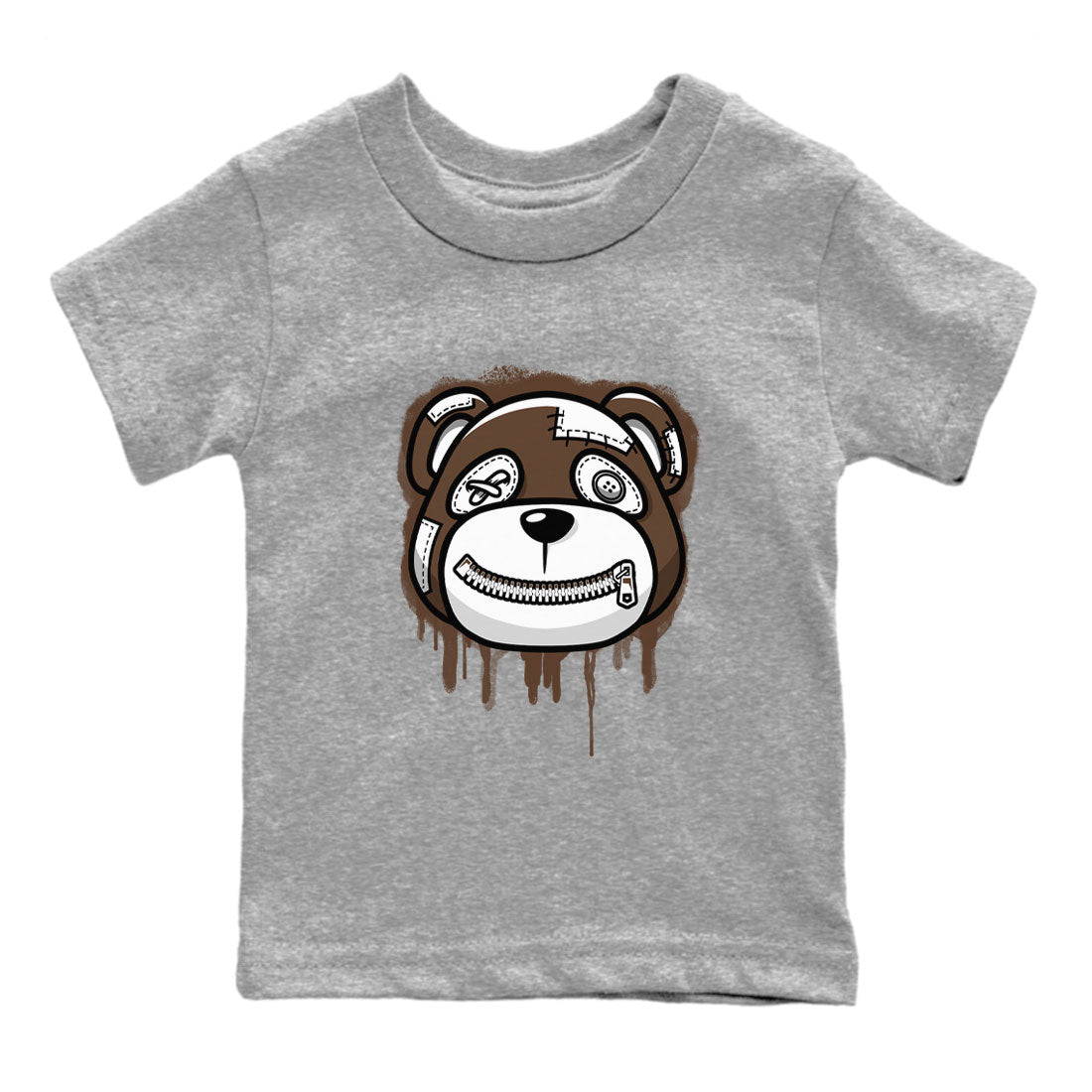 Bear Face snkmatch Tee Kids - Air Force 1 Chocolate