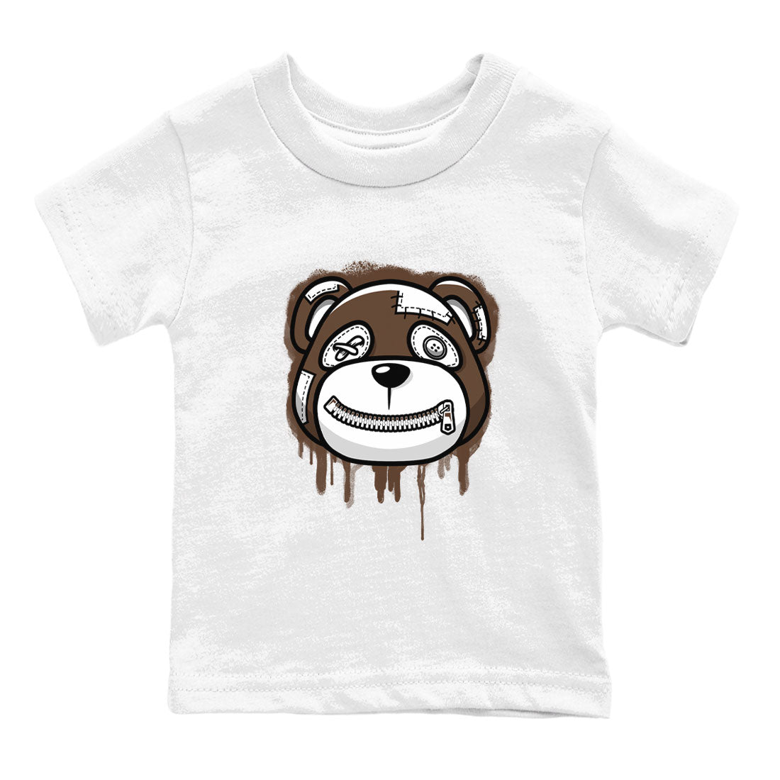 Bear Face snkmatch Tee Kids - Air Force 1 Chocolate