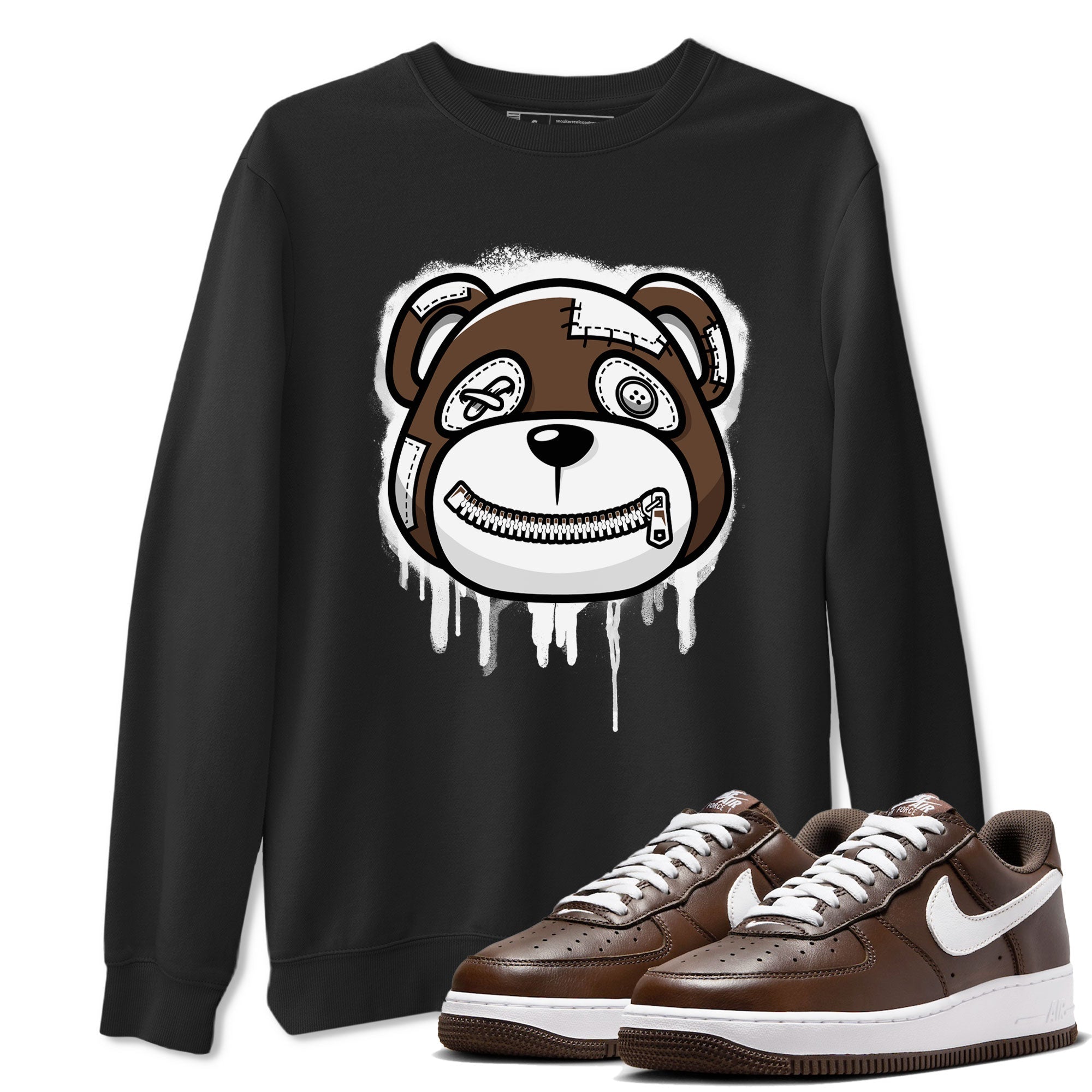 Bear Face snkmatch Tee - Air Force 1 Chocolate