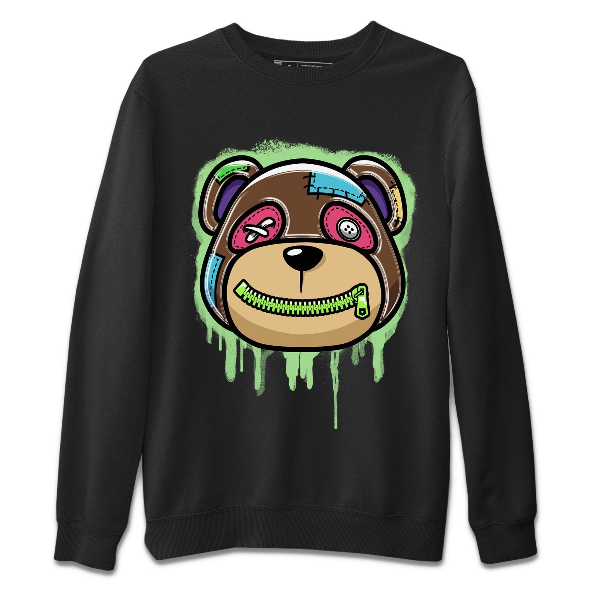 Bear Face Unisex Tops - Air Force 1 Undefeated Fauna Brown