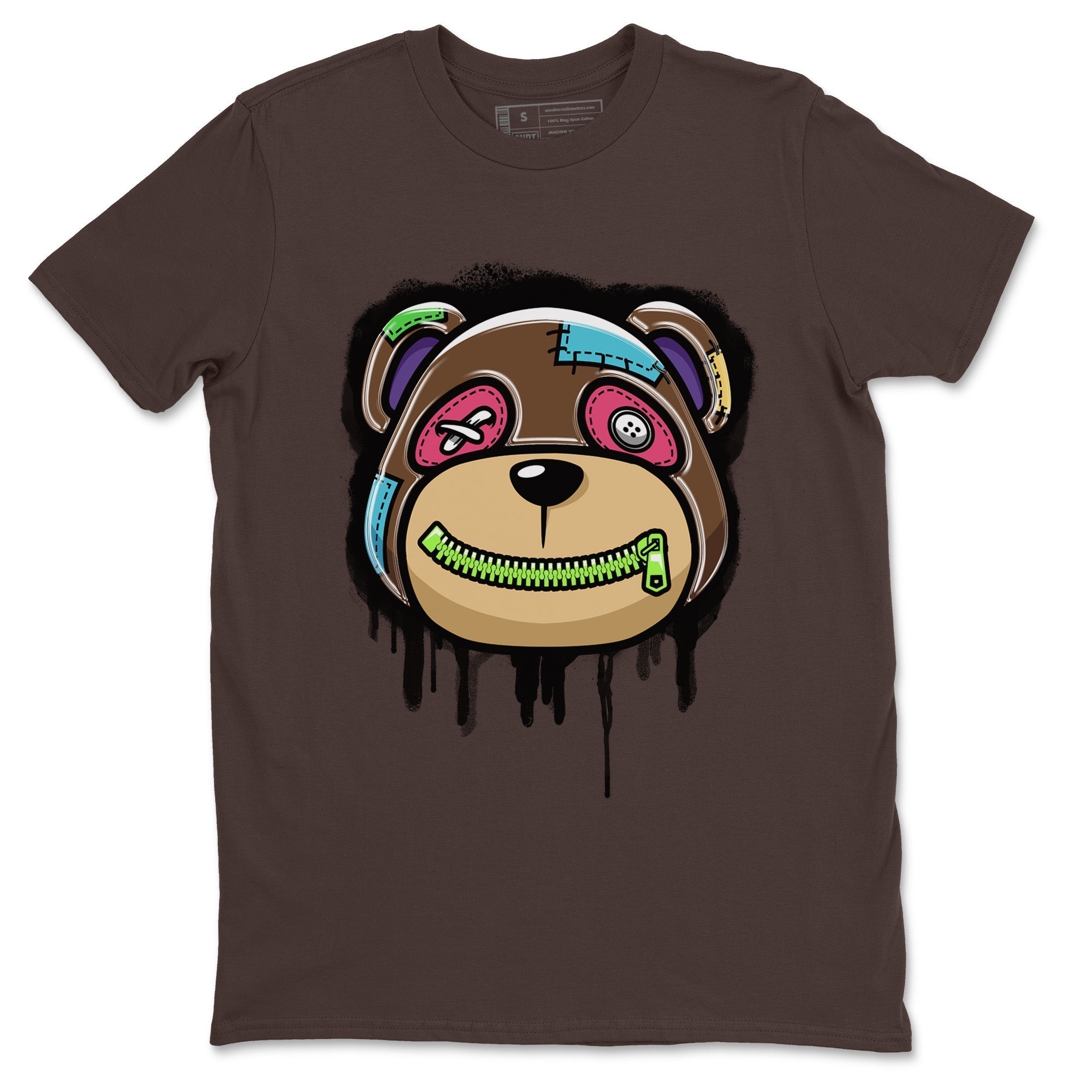 Bear Face Unisex Tops - Air Force 1 Undefeated Fauna Brown