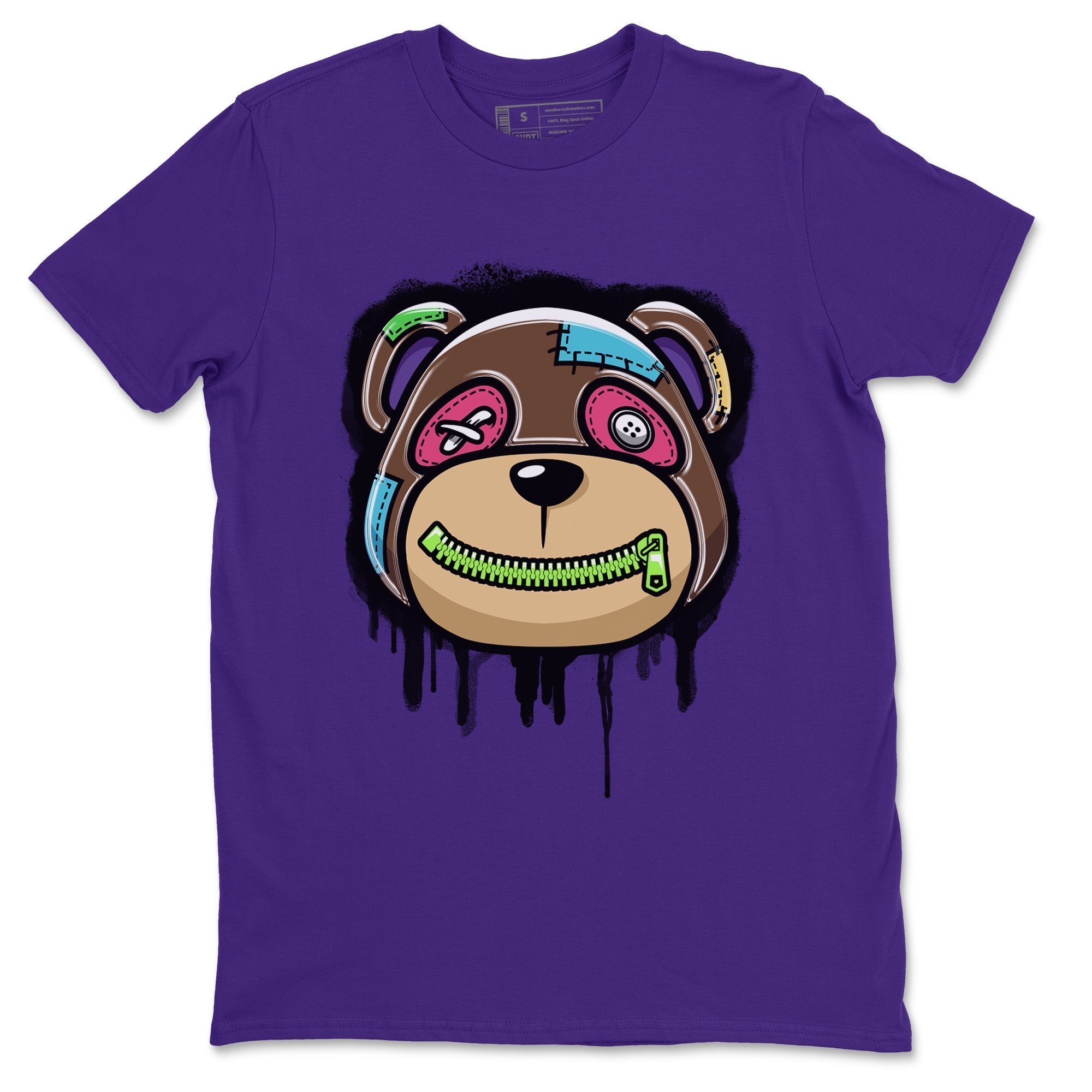 Bear Face Unisex Tops - Air Force 1 Undefeated Fauna Brown