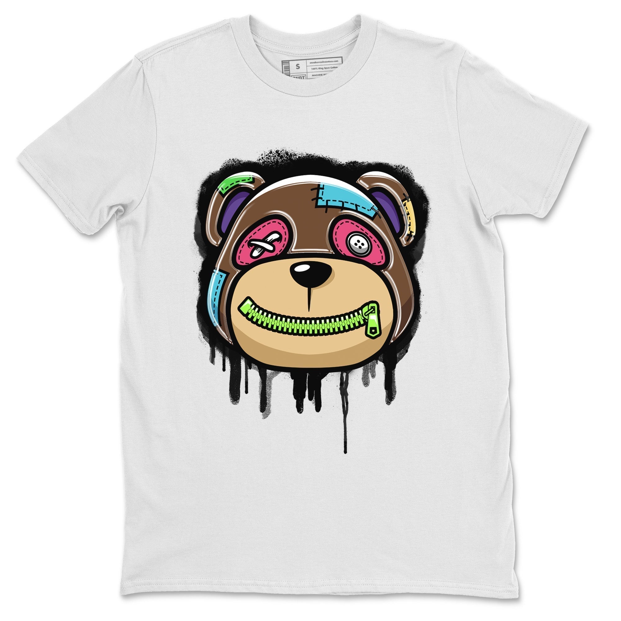 Bear Face Unisex Tops - Air Force 1 Undefeated Fauna Brown