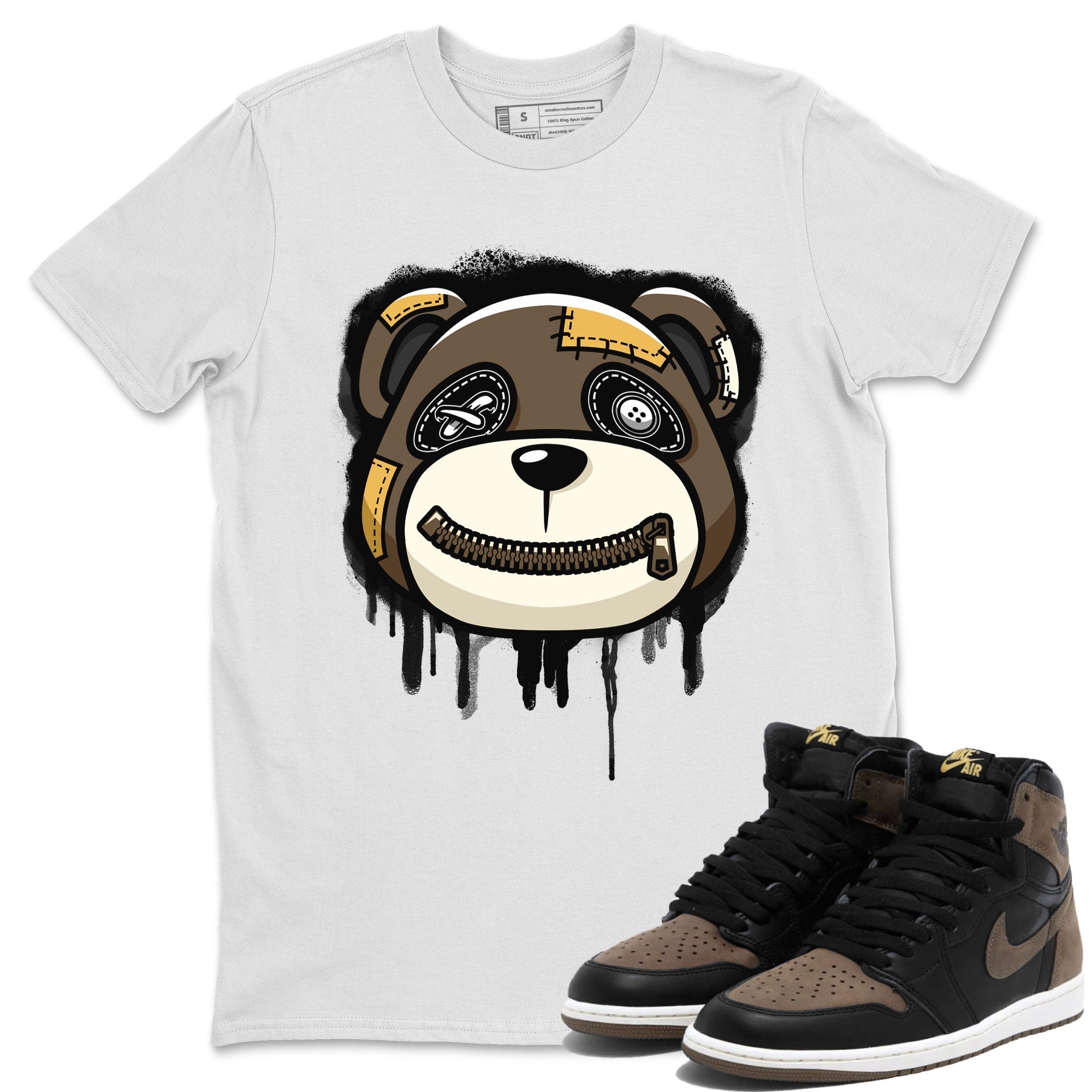 Bear Face snkmatch Tee - Air Jordan 1 Palomino