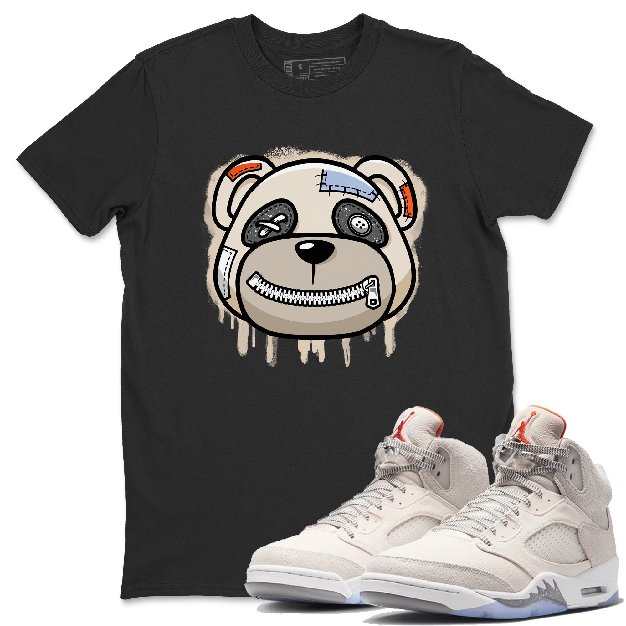 Bear Face Unisex Tops - Air Jordan 5 Craft