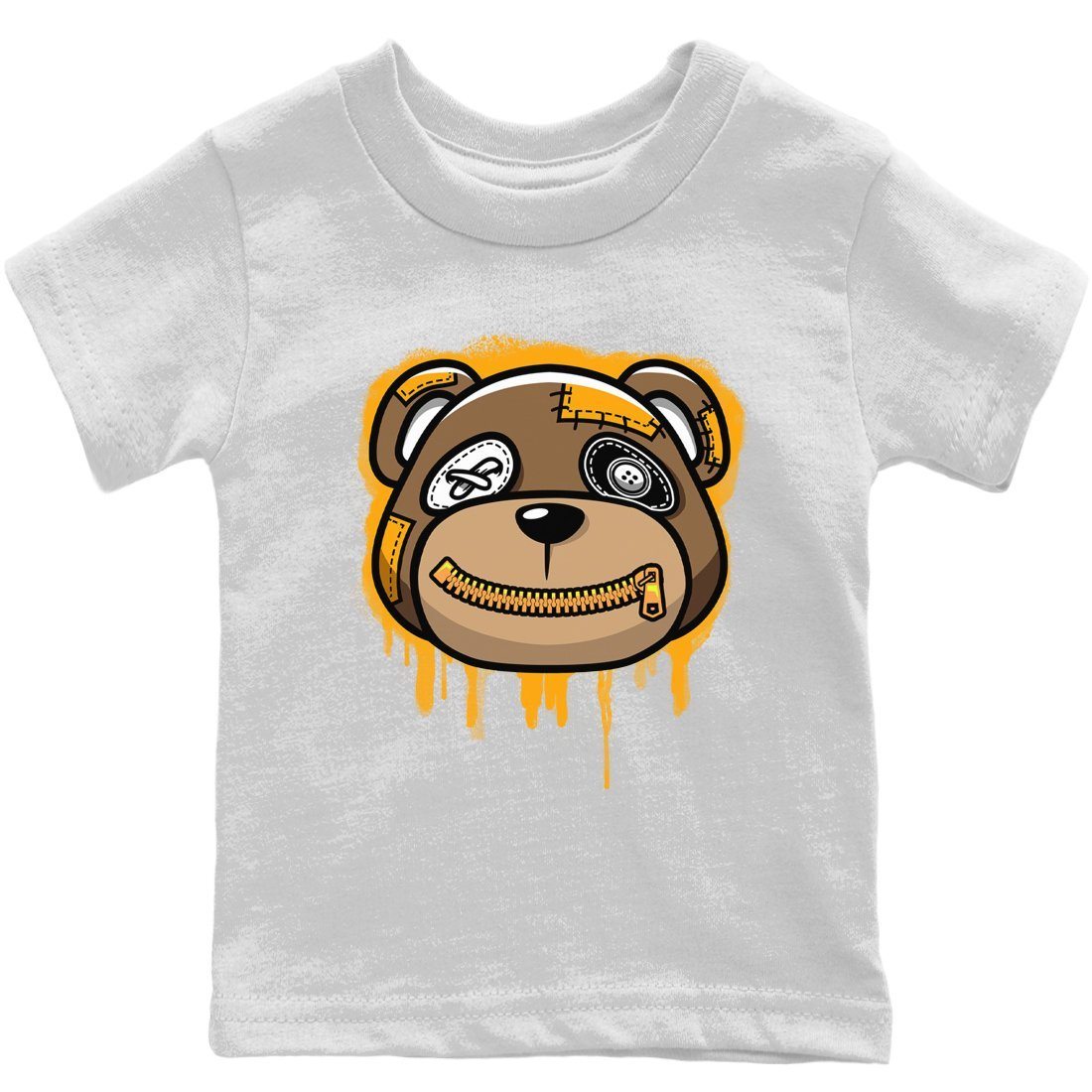 Bear Face Kids Tops - Dunk Championship Goldenrod