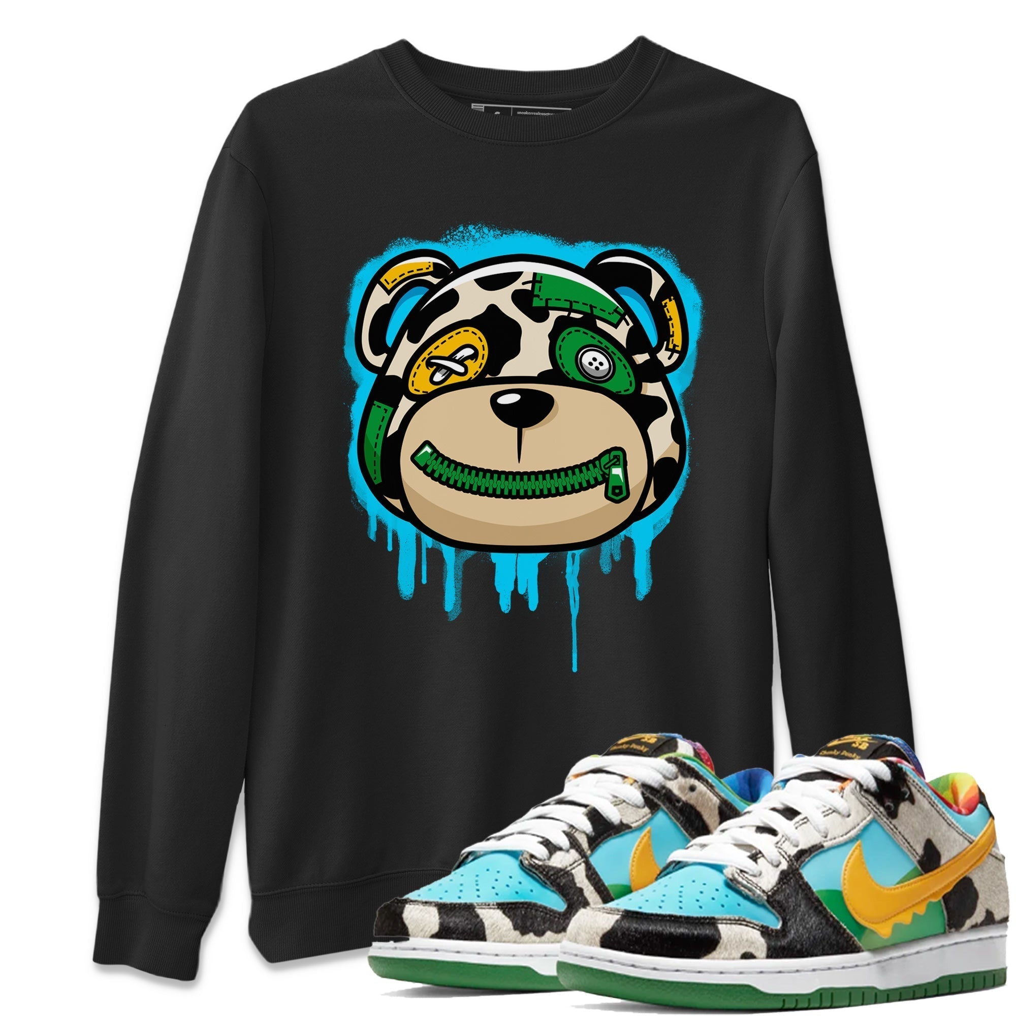 Bear Face Unisex Tops - Dunk Chunky Dunky