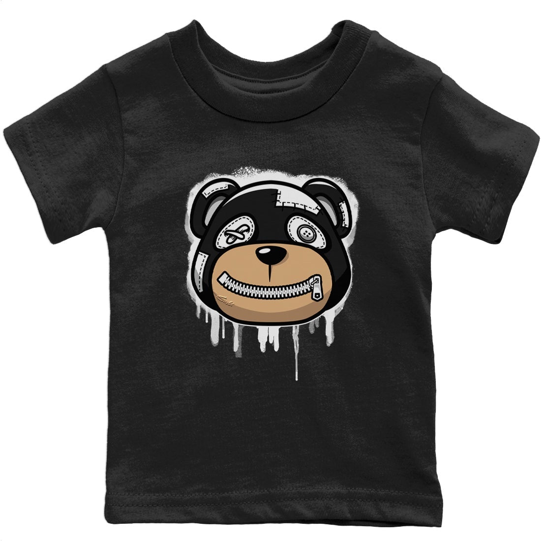 Bear Face Kids Tops - Dunk Panda