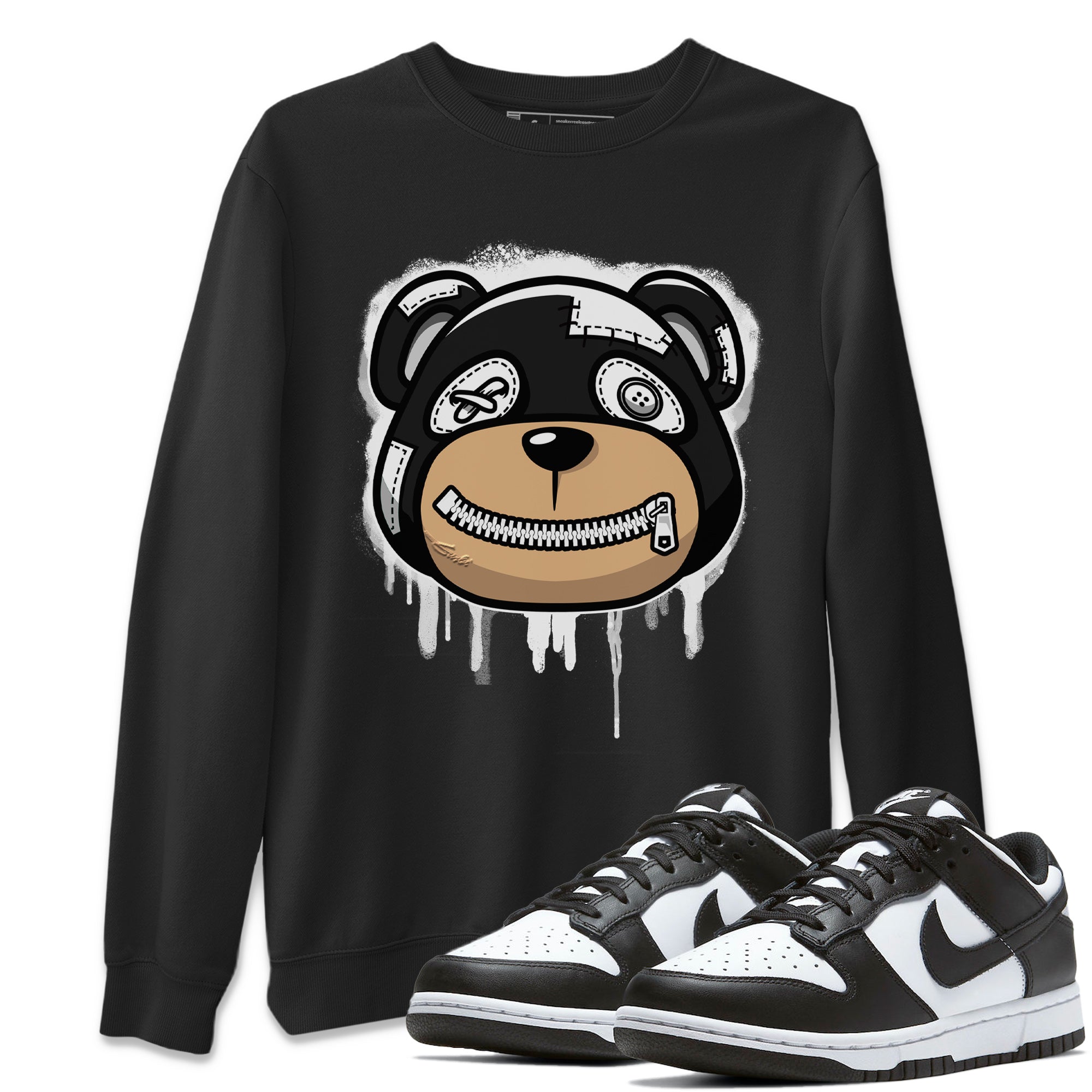 Bear Face Unisex Tops - Dunk Panda