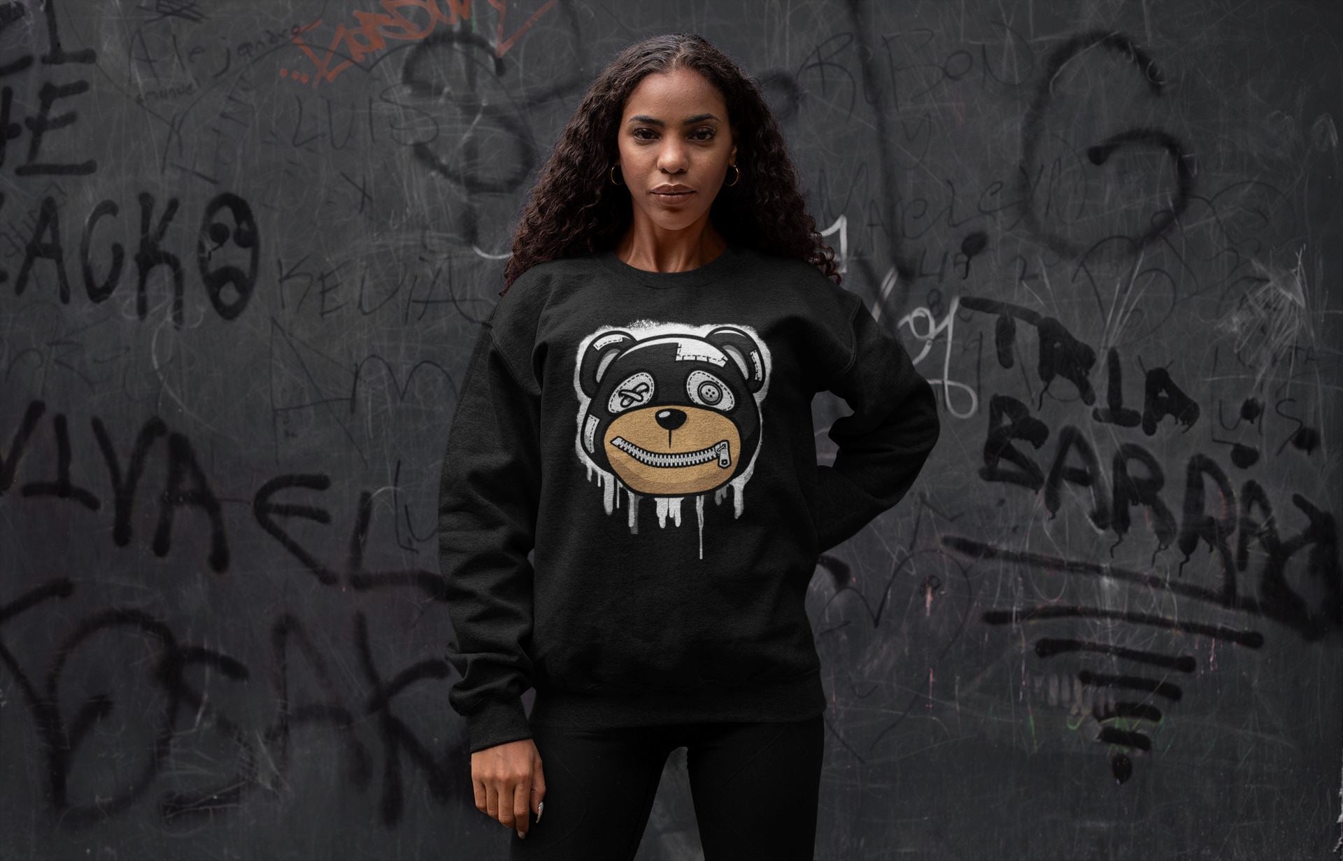 Bear Face Unisex Tops - Dunk Panda
