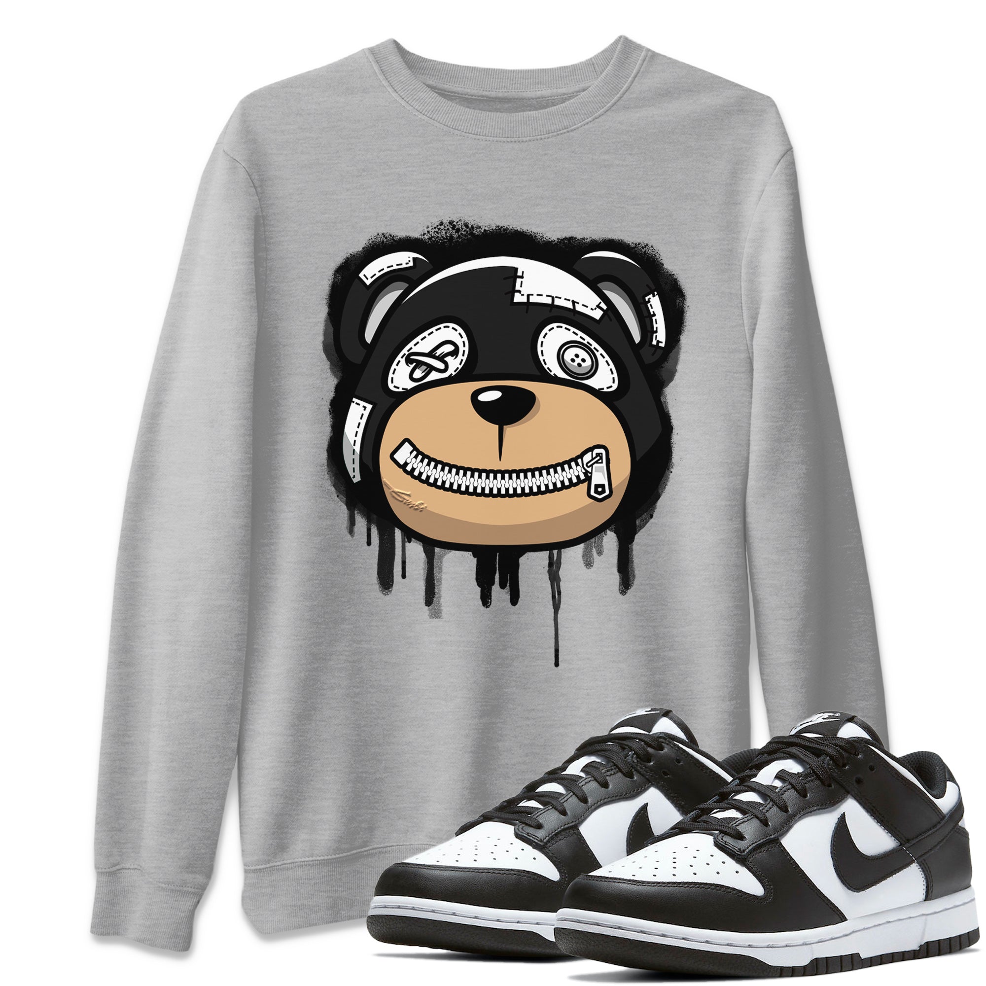 Bear Face Unisex Tops - Dunk Panda