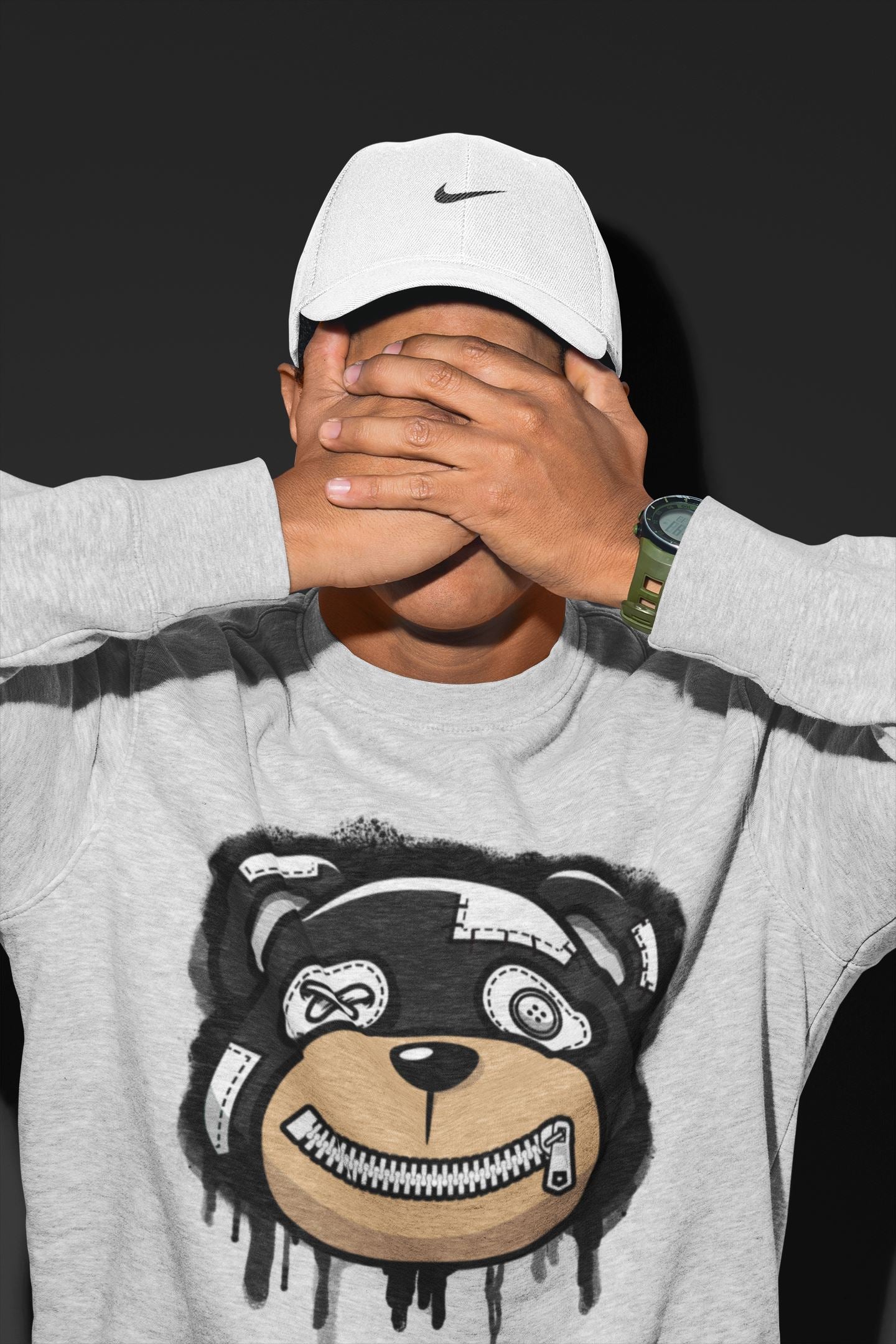 Bear Face Unisex Tops - Dunk Panda