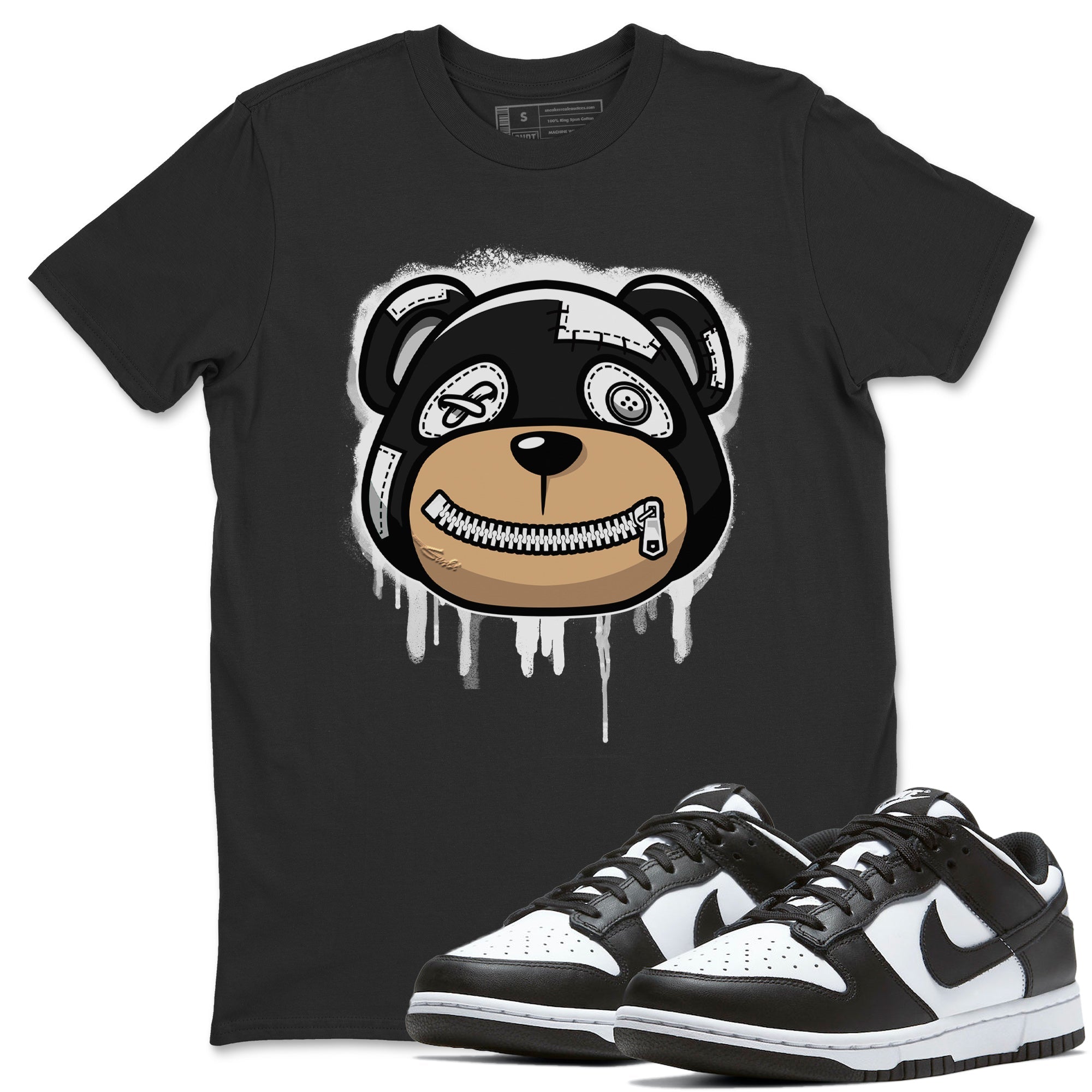 Bear Face Unisex Tops - Dunk Panda