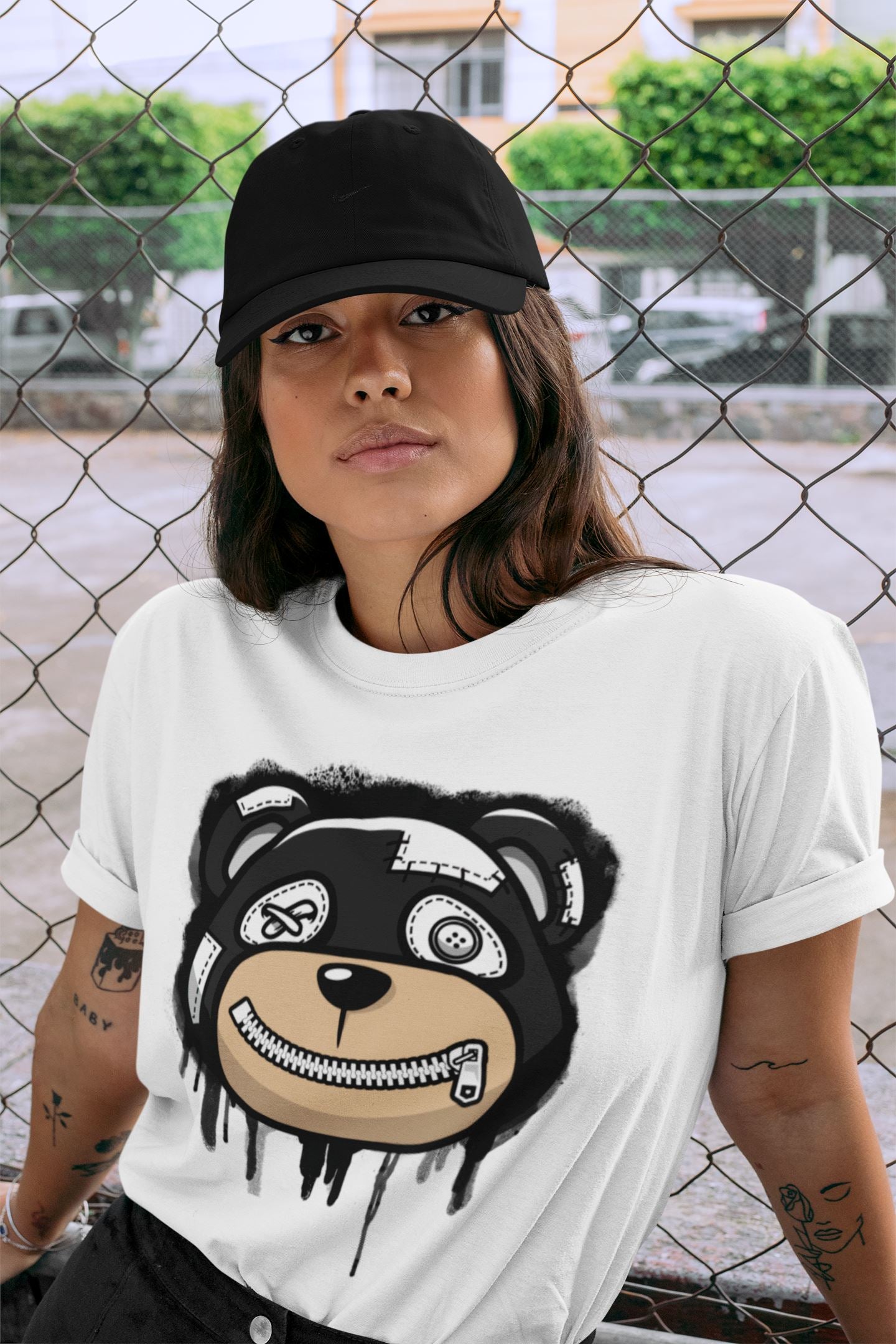 Bear Face Unisex Tops - Dunk Panda