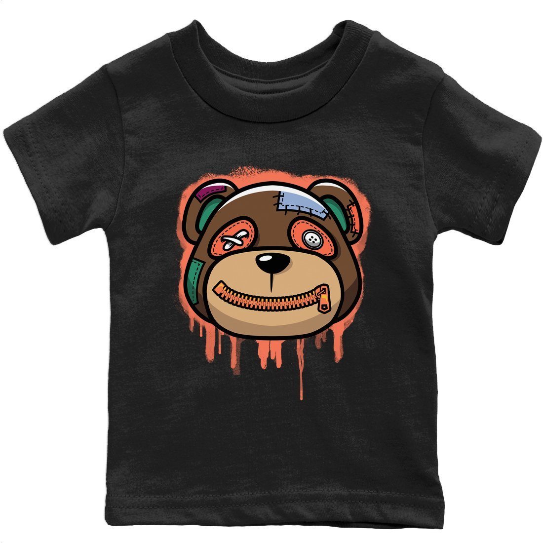 Bear Face Kids Tops - Air Jordan 1 Hand Crafted