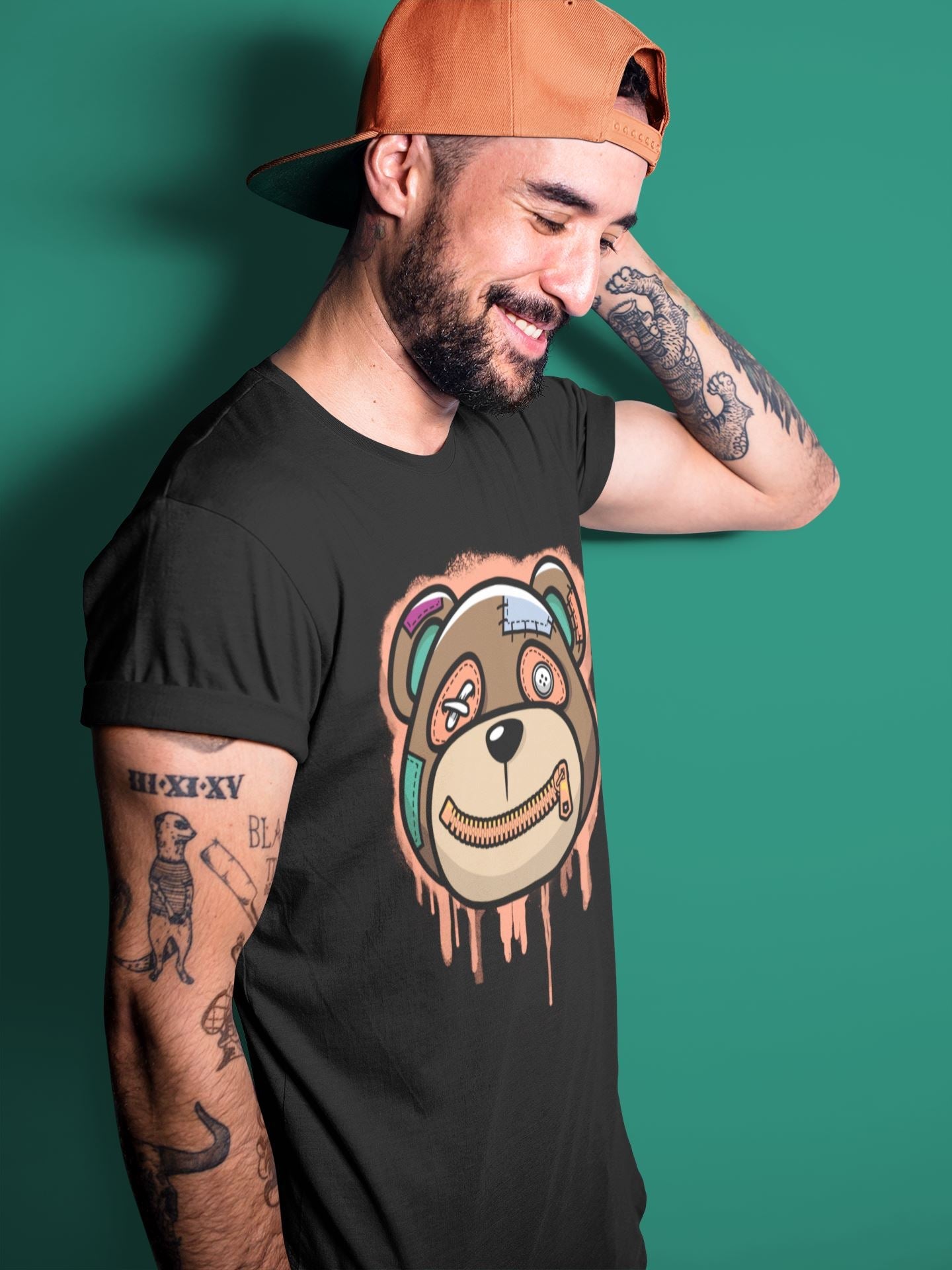 Bear Face Unisex Tops - Air Jordan 1 Hand Crafted