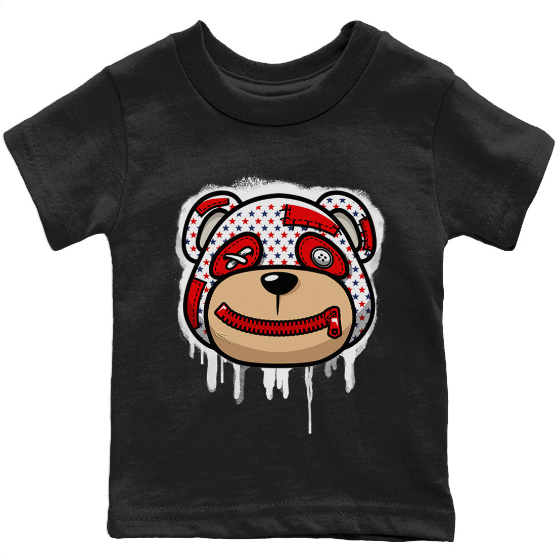 Bear Face Kids Tops - Air Jordan 1 Newstalgia