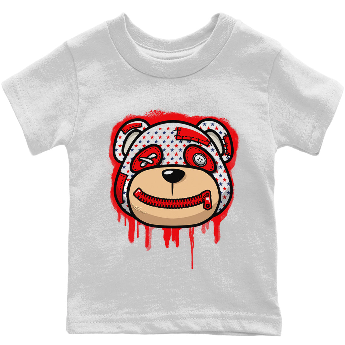 Bear Face Kids Tops - Air Jordan 1 Newstalgia