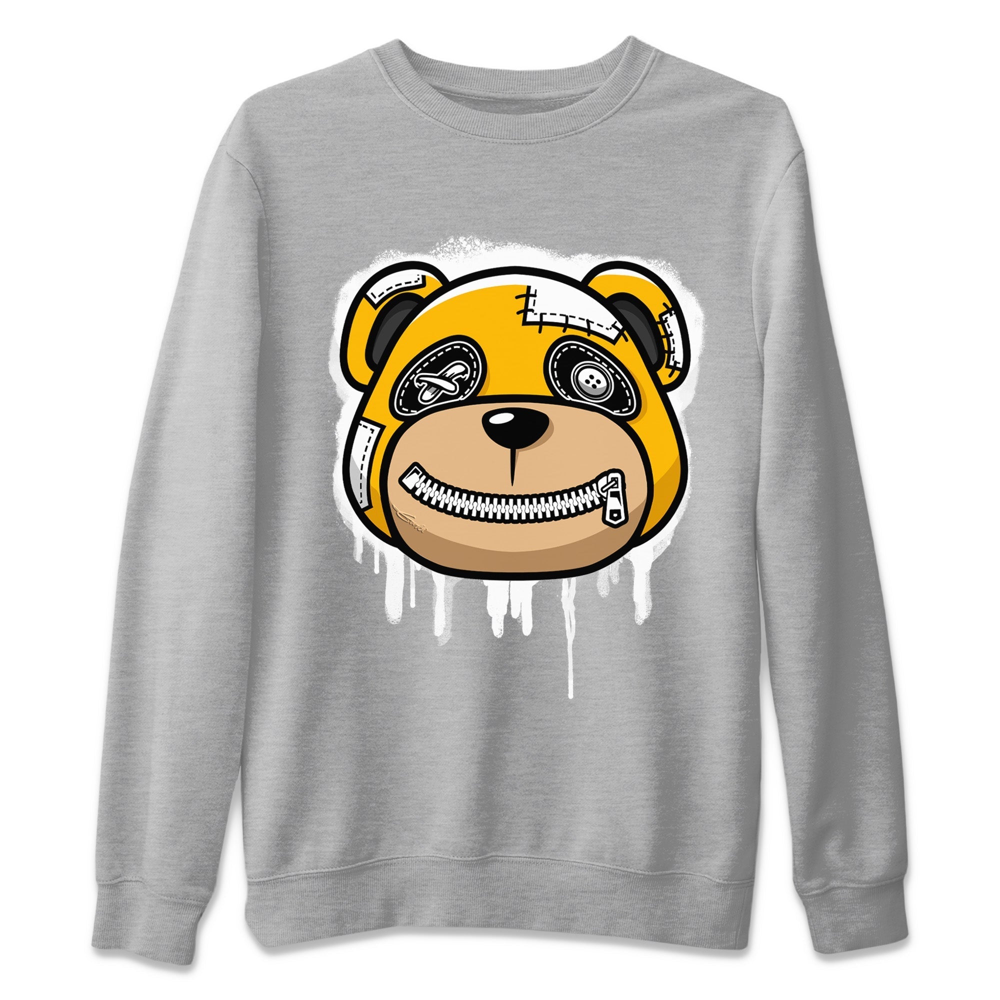 Bear Face Unisex Tops - Air Jordan 1 Yellow Toe