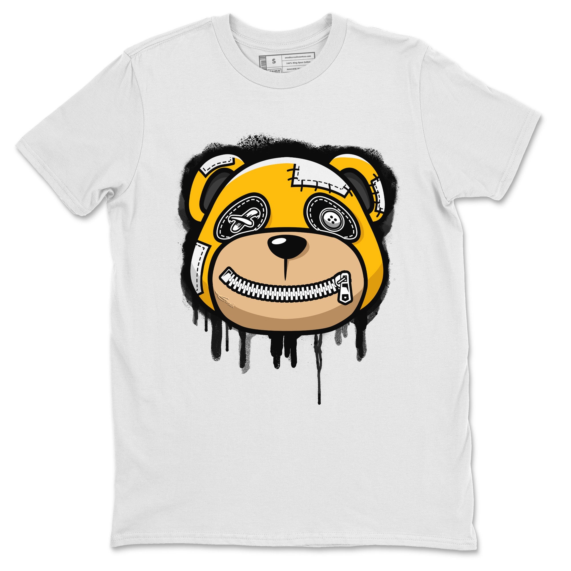 Bear Face Unisex Tops - Air Jordan 1 Yellow Toe